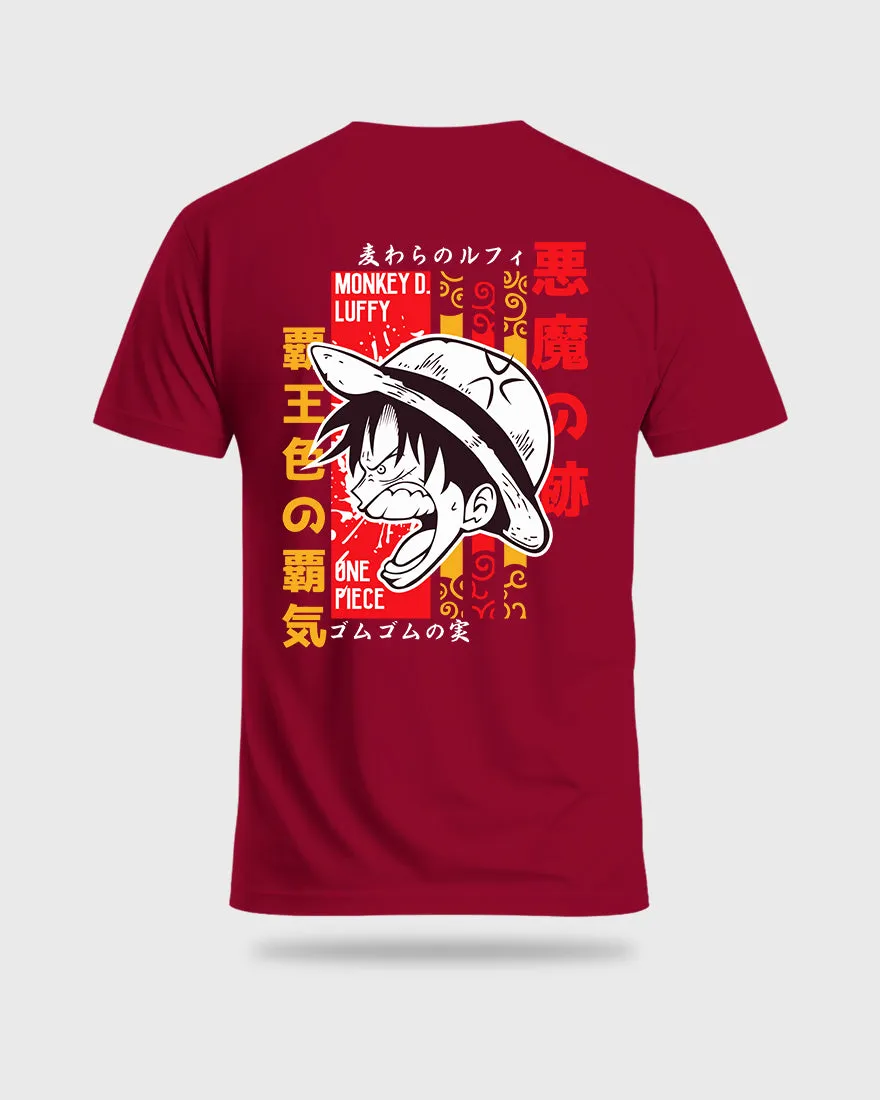 Mens Regular Tshirt Anime One Piece Luffy 9