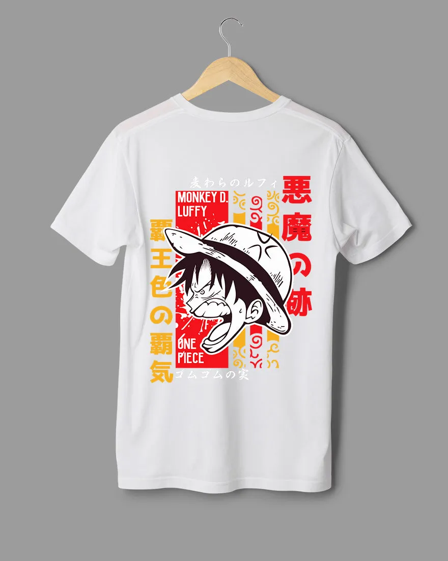 Mens Regular Tshirt Anime One Piece Luffy 9
