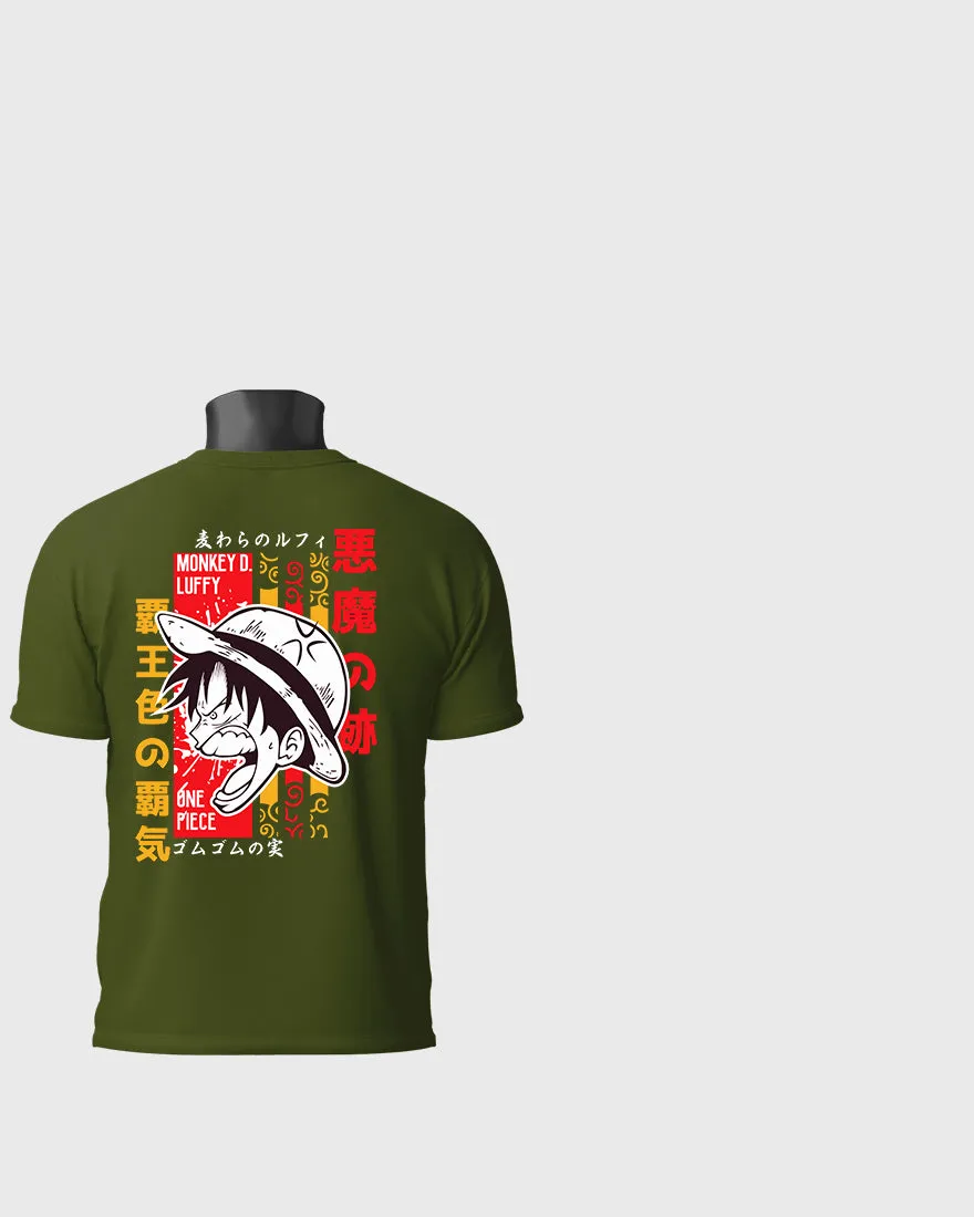 Mens Regular Tshirt Anime One Piece Luffy 9