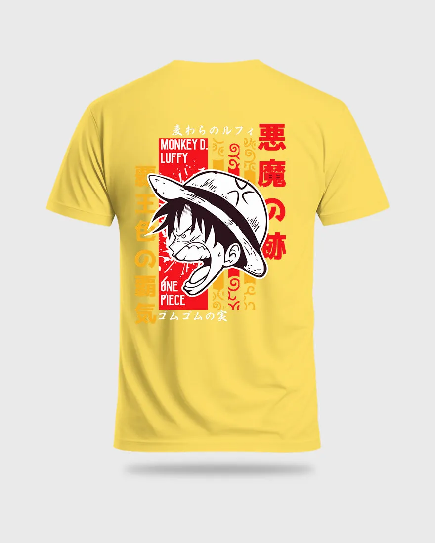 Mens Regular Tshirt Anime One Piece Luffy 9