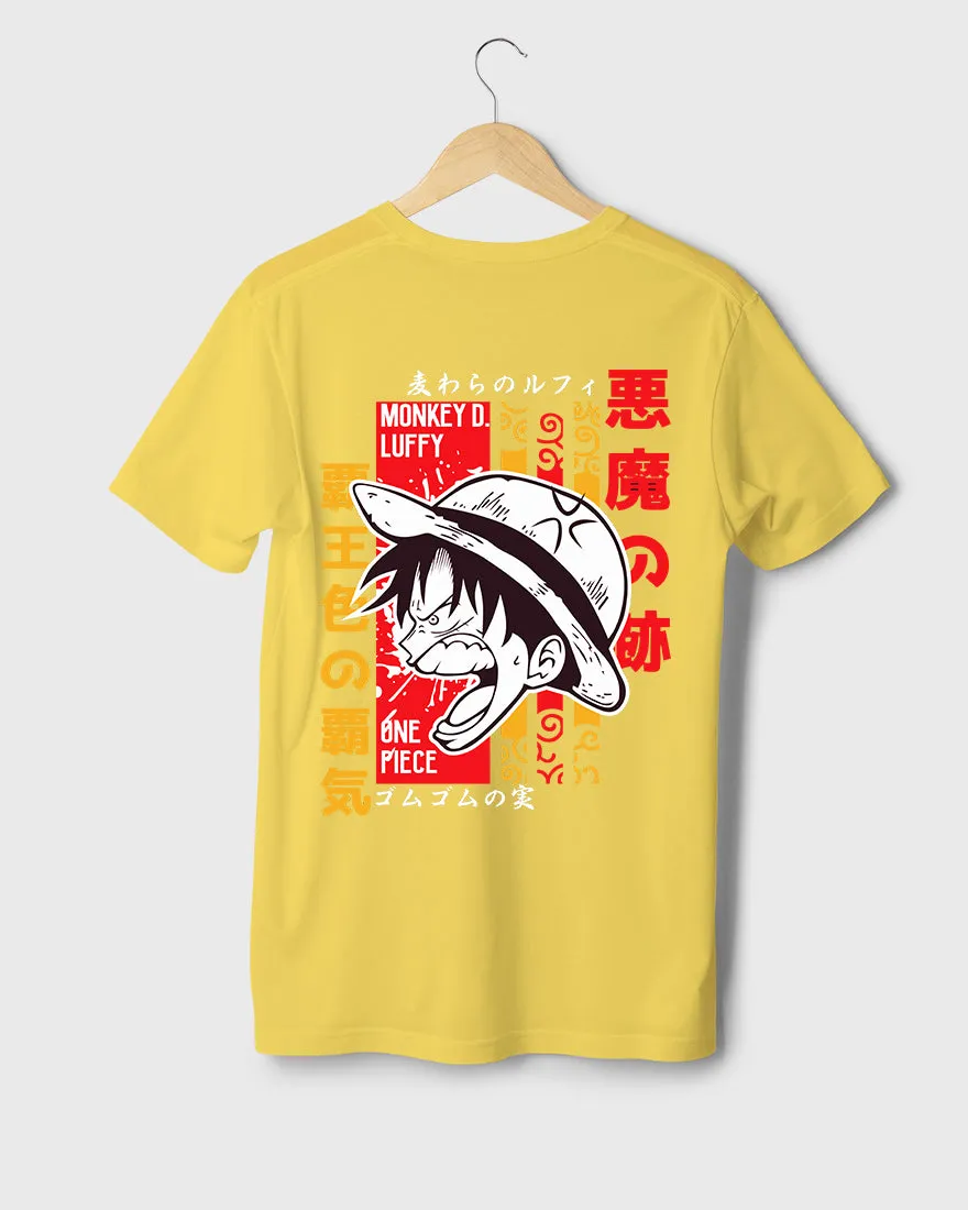 Mens Regular Tshirt Anime One Piece Luffy 9