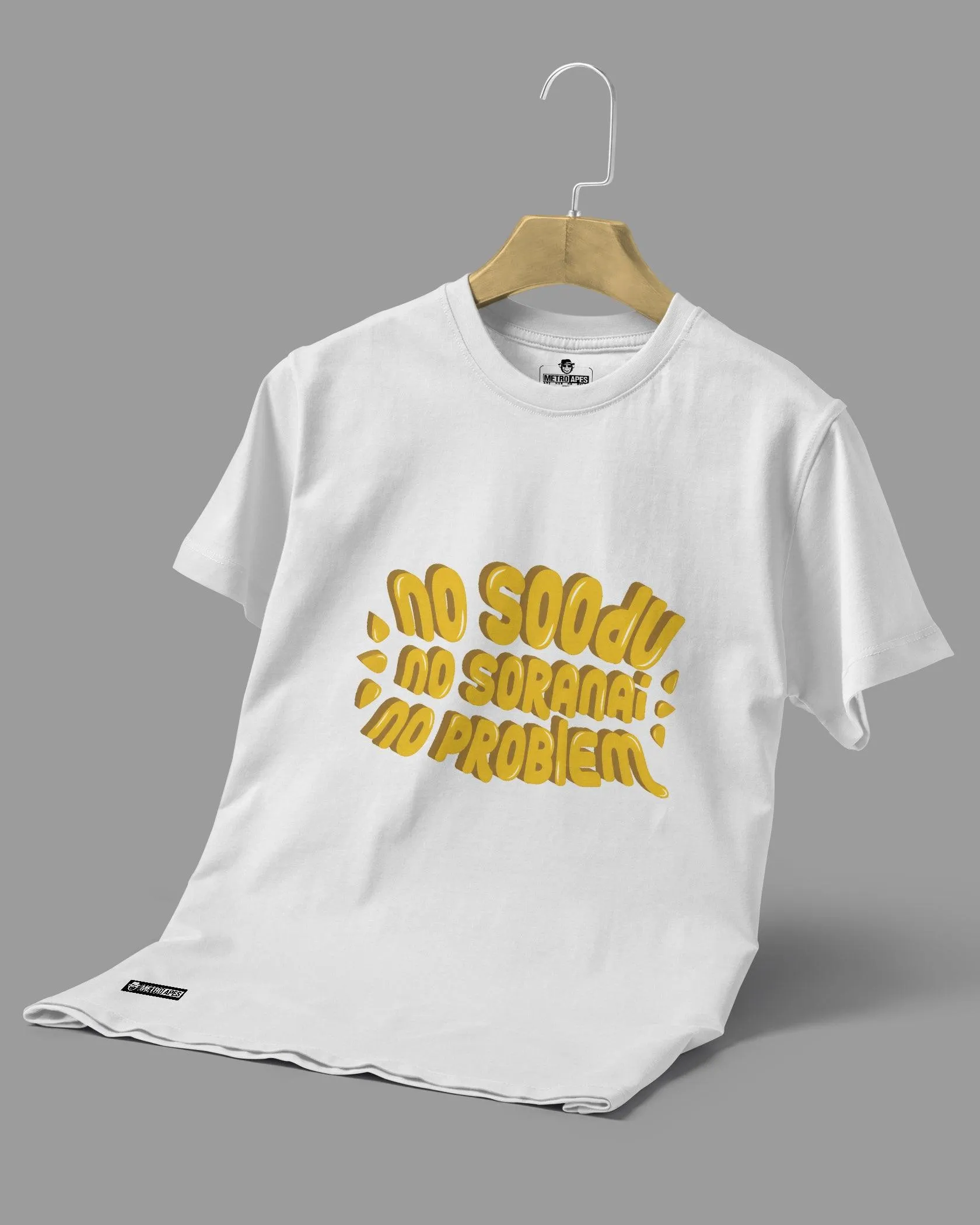 Mens Regular Tshirt Trending Tamil Typo No Soodu No Soranai