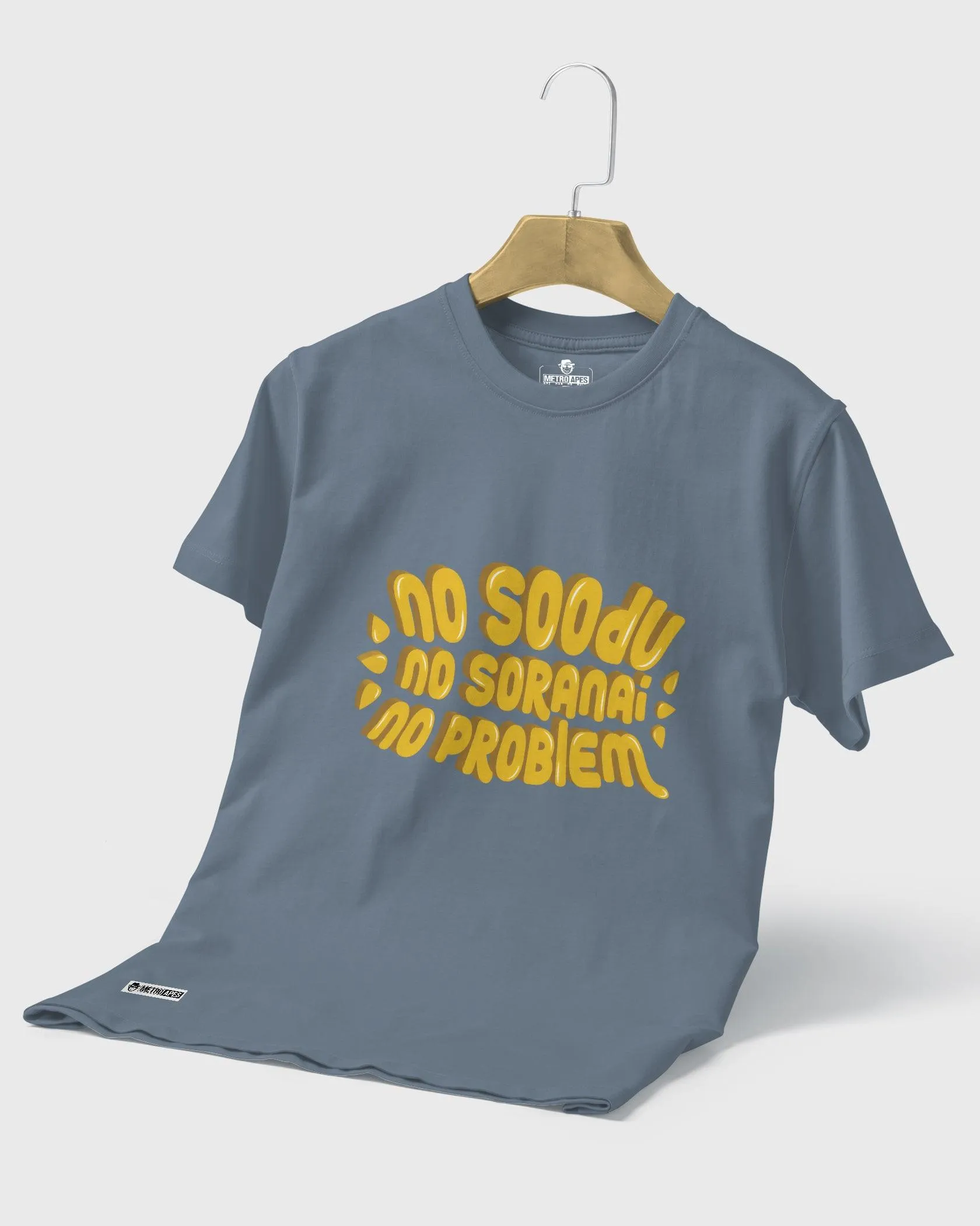 Mens Regular Tshirt Trending Tamil Typo No Soodu No Soranai