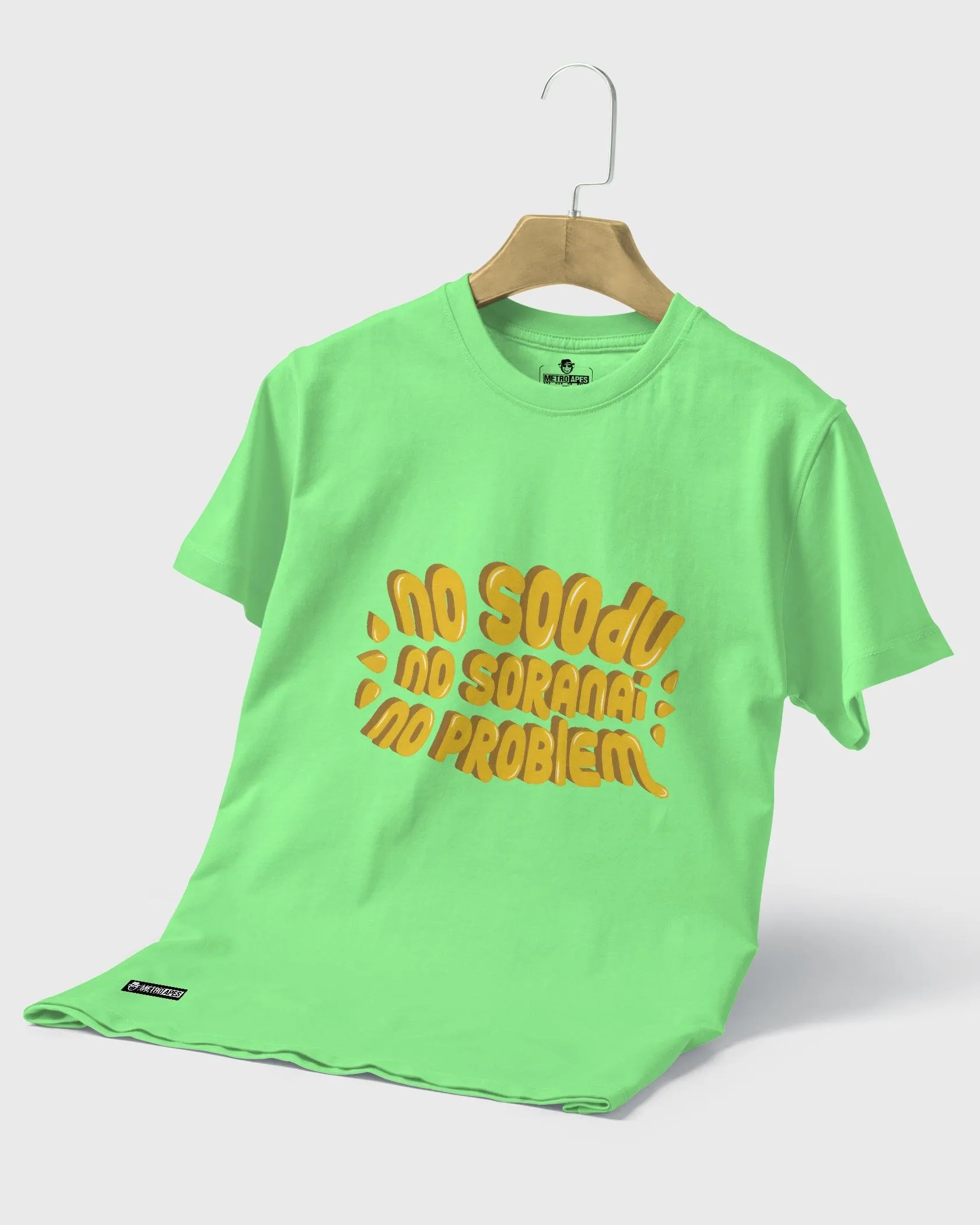 Mens Regular Tshirt Trending Tamil Typo No Soodu No Soranai