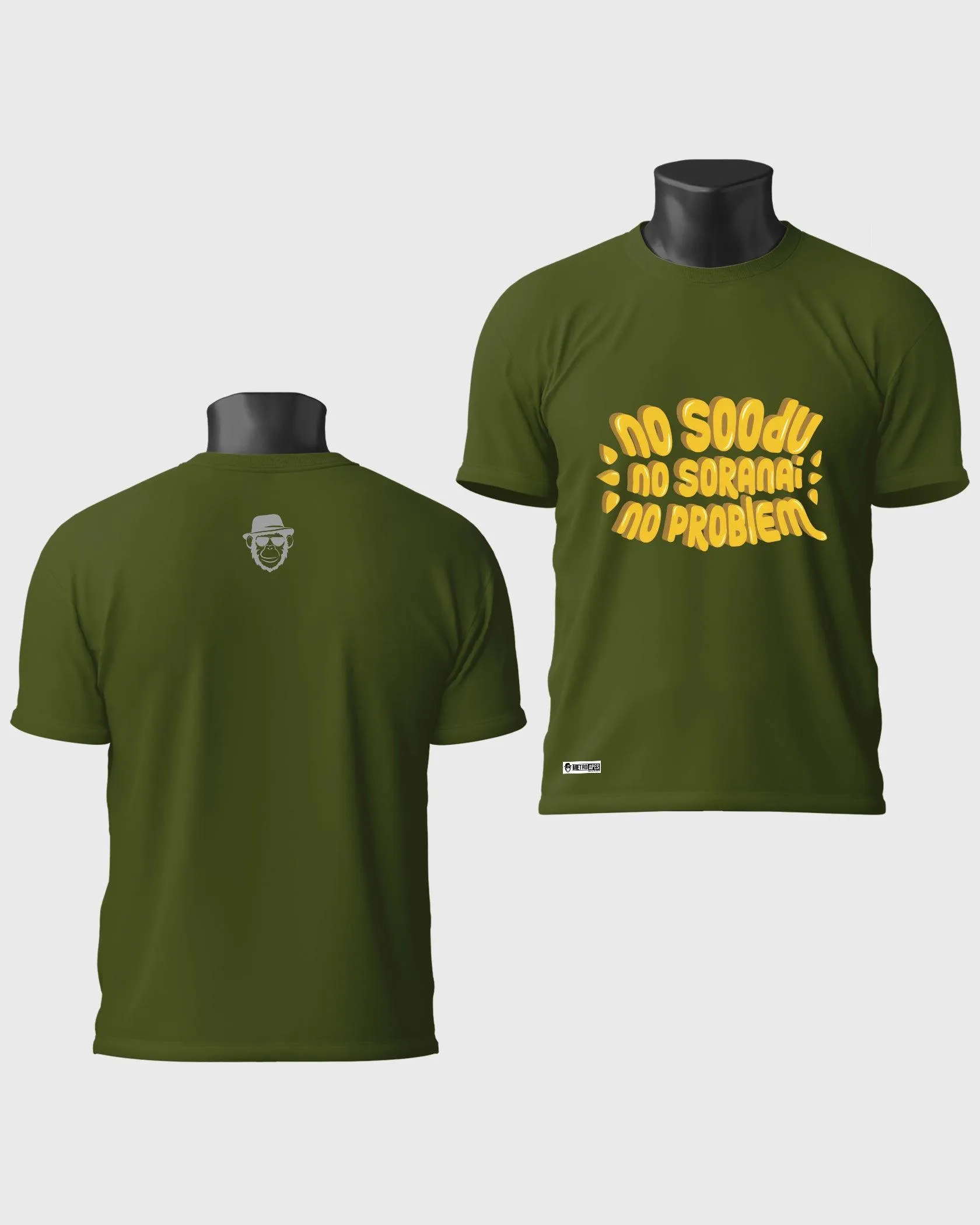 Mens Regular Tshirt Trending Tamil Typo No Soodu No Soranai