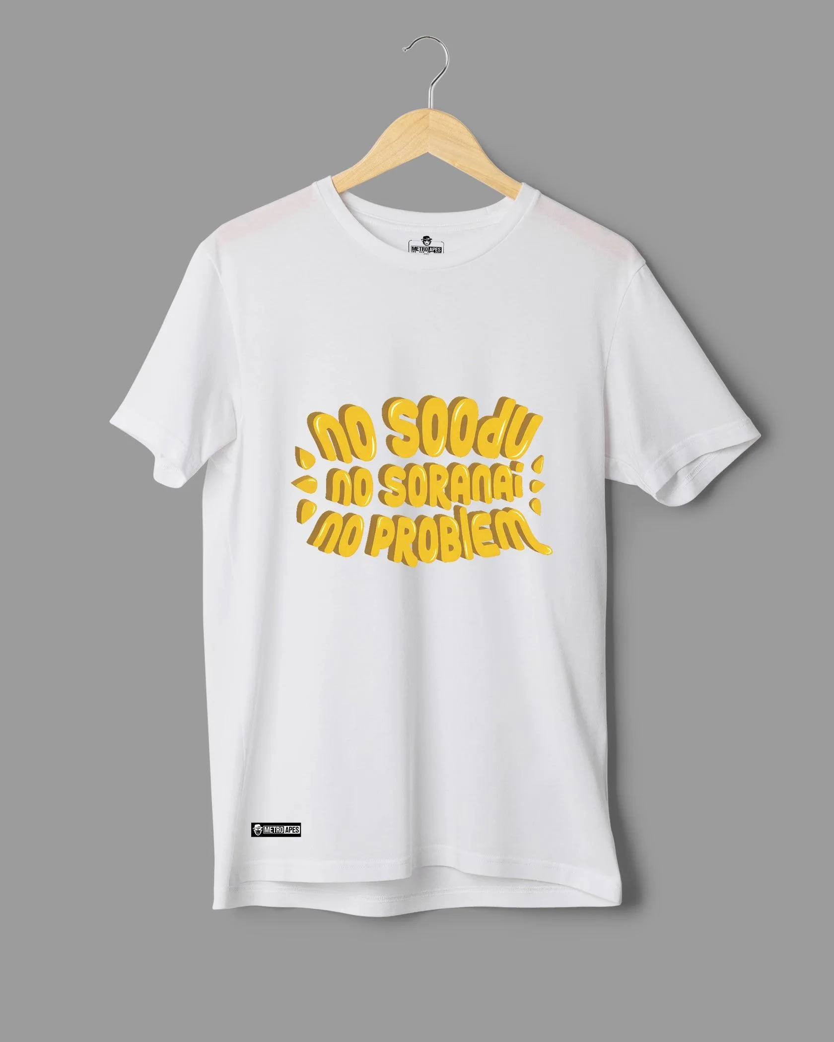 Mens Regular Tshirt Trending Tamil Typo No Soodu No Soranai