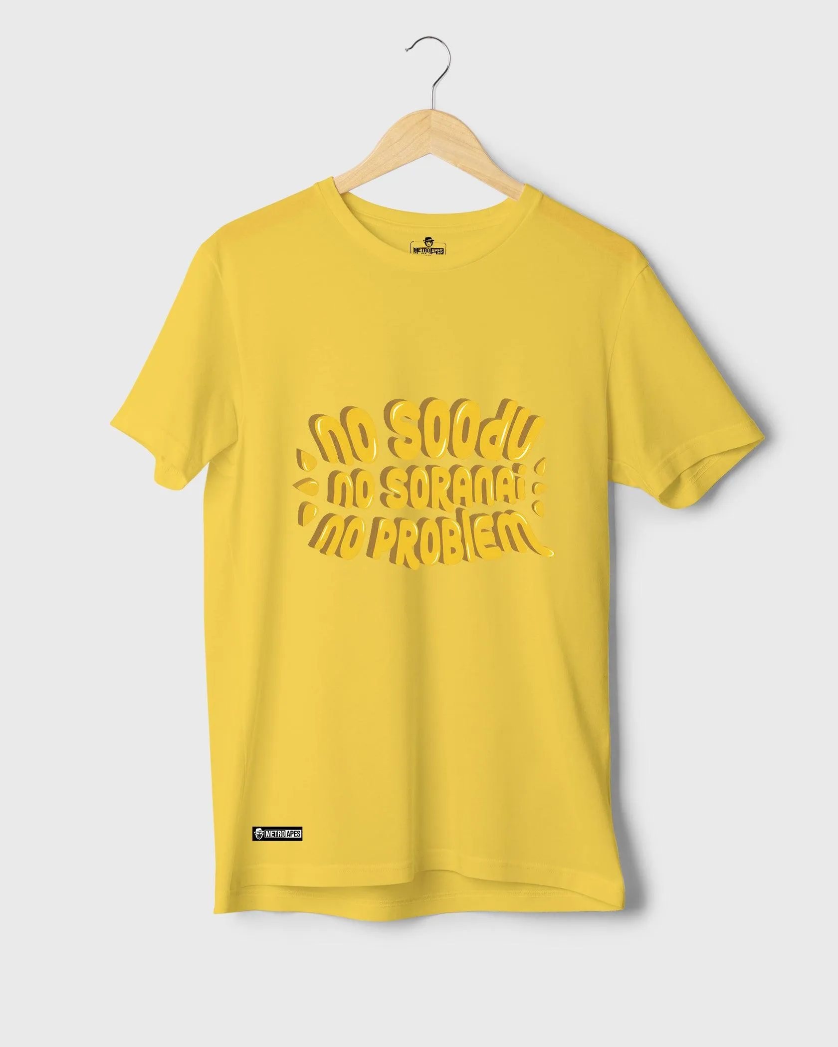 Mens Regular Tshirt Trending Tamil Typo No Soodu No Soranai