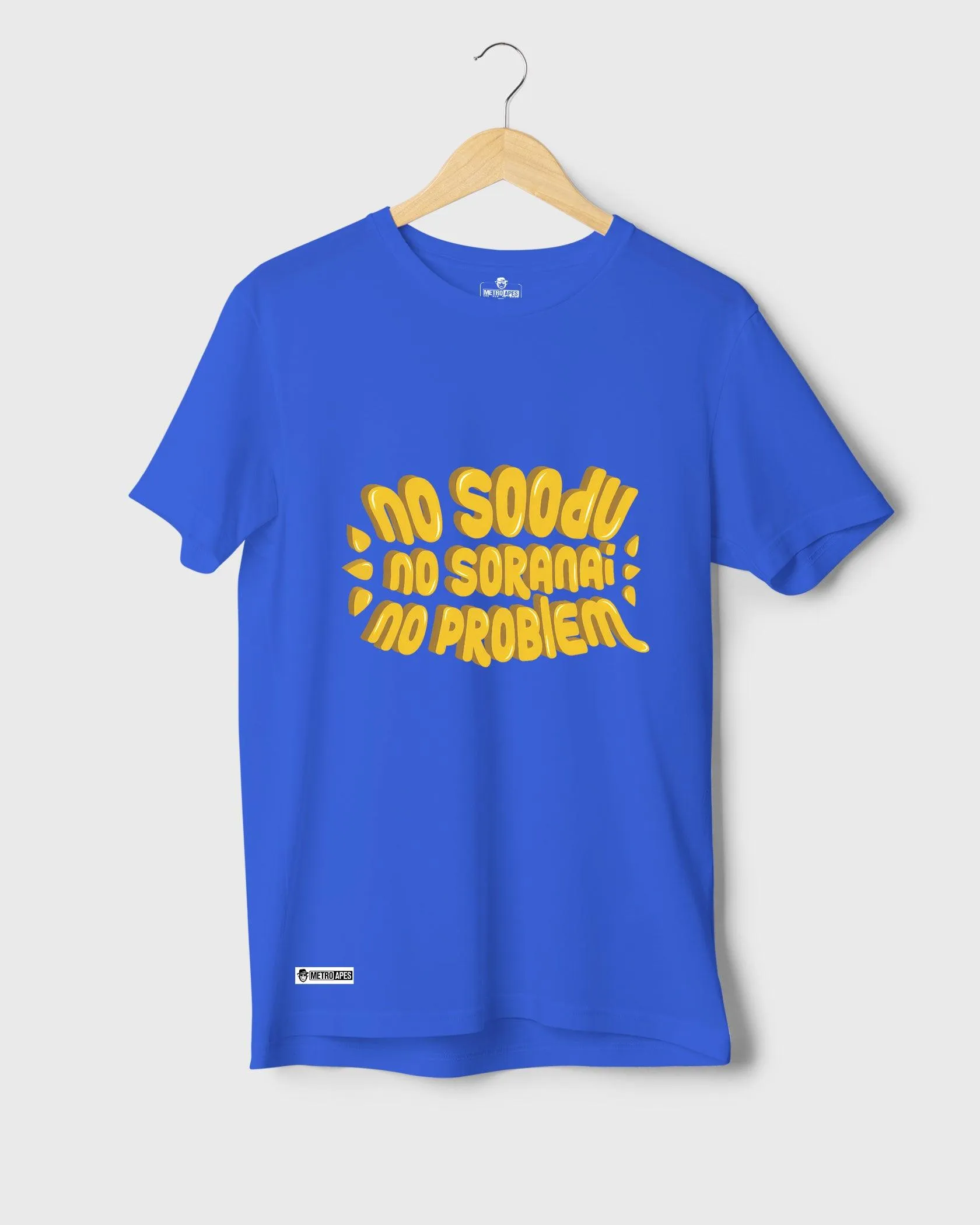 Mens Regular Tshirt Trending Tamil Typo No Soodu No Soranai