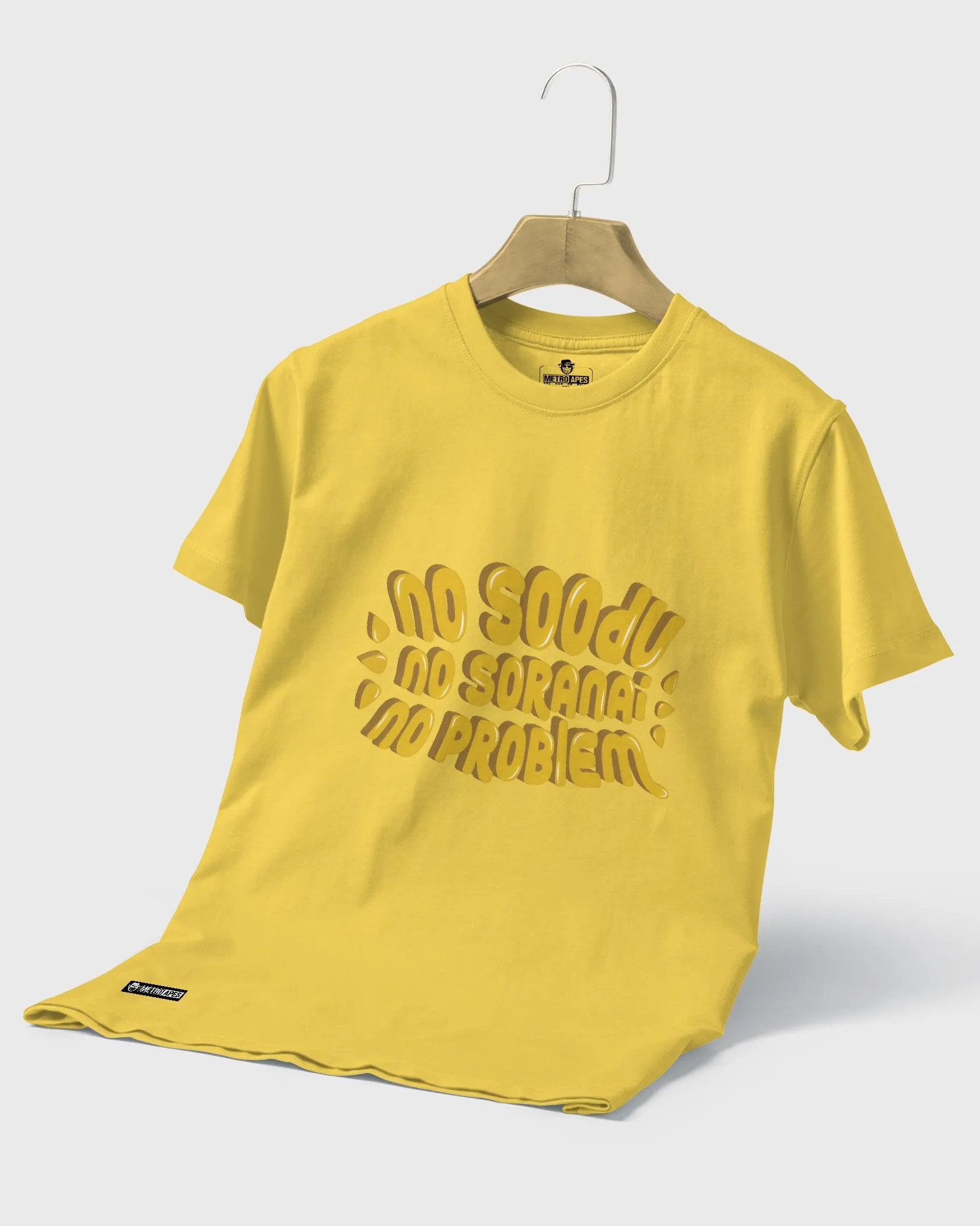 Mens Regular Tshirt Trending Tamil Typo No Soodu No Soranai