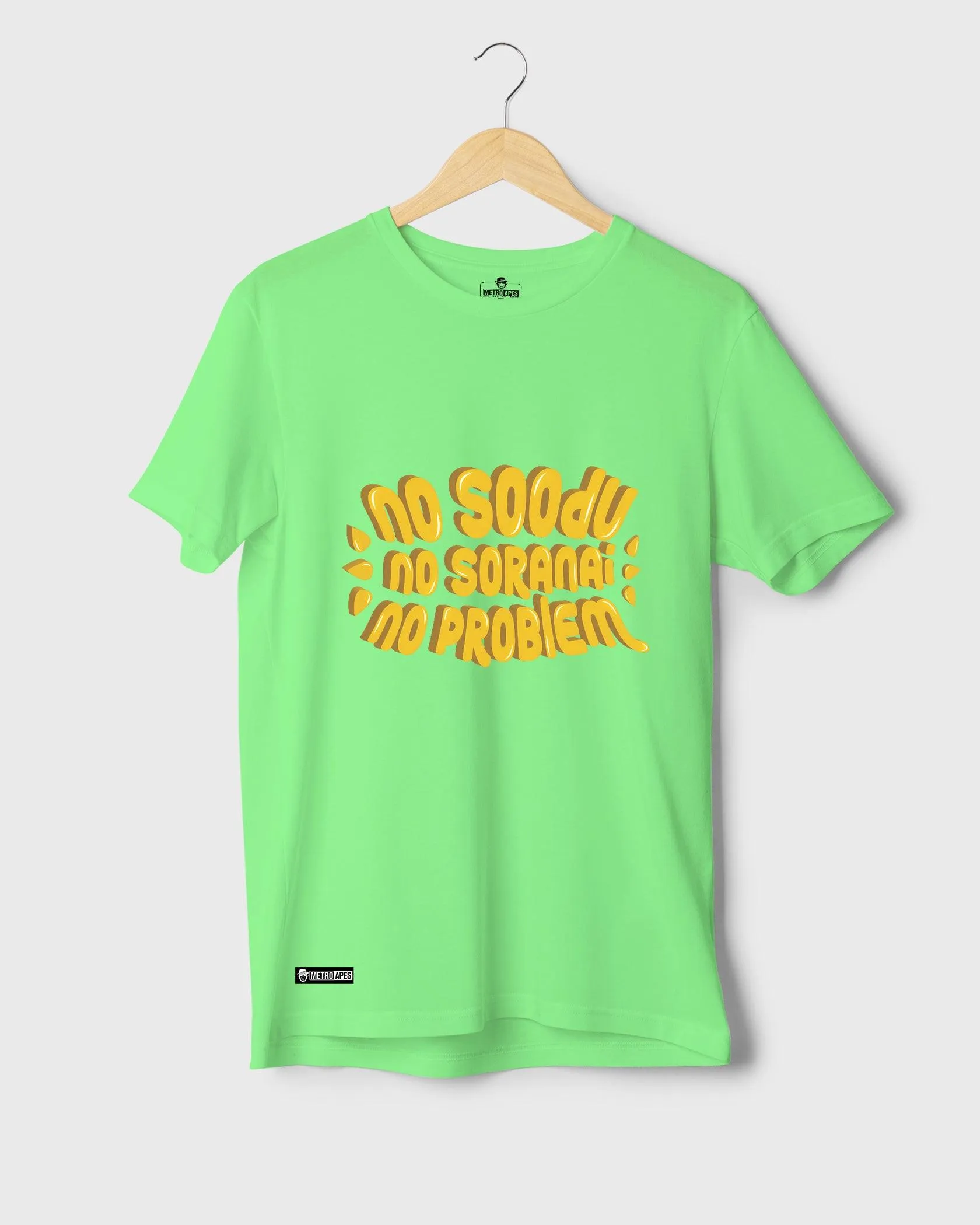 Mens Regular Tshirt Trending Tamil Typo No Soodu No Soranai