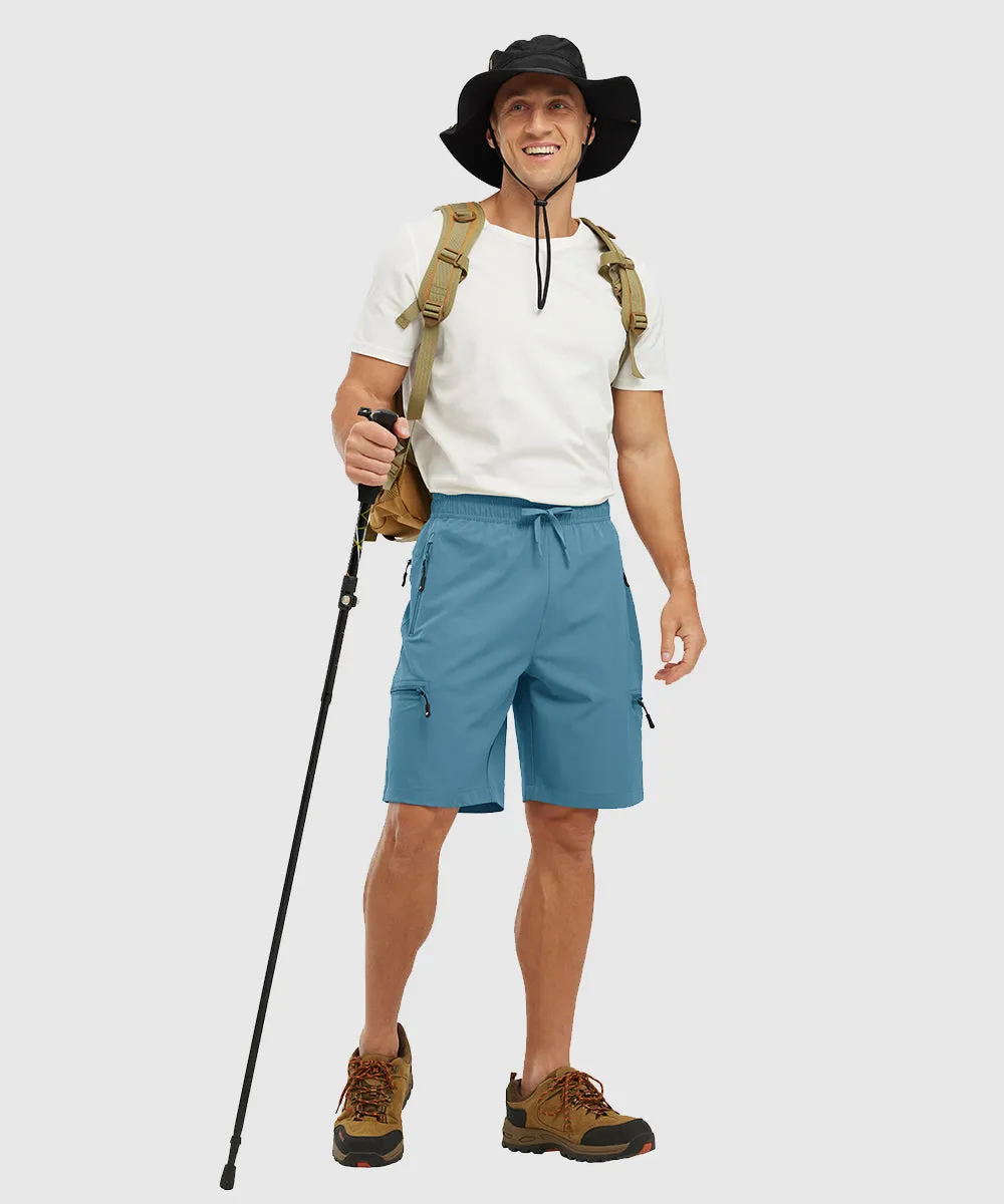 Men's Stretchy Water Repellent Cargo Sports Shorts