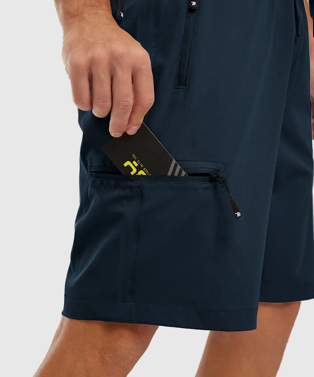 Men's Stretchy Water Repellent Cargo Sports Shorts