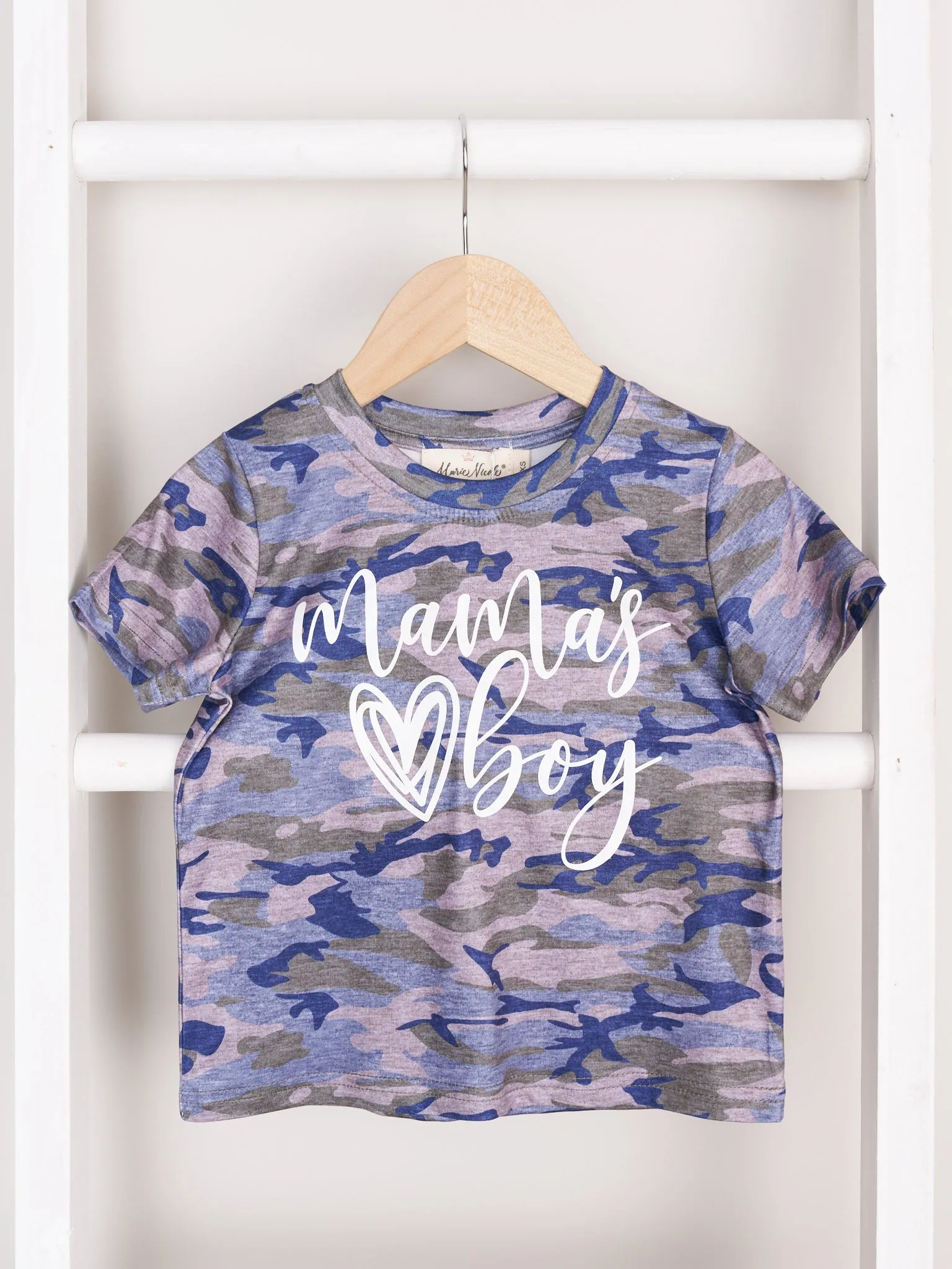 Mom & Me Camouflage "Mama's Boy/Girl/Baby" Shirt & Romper