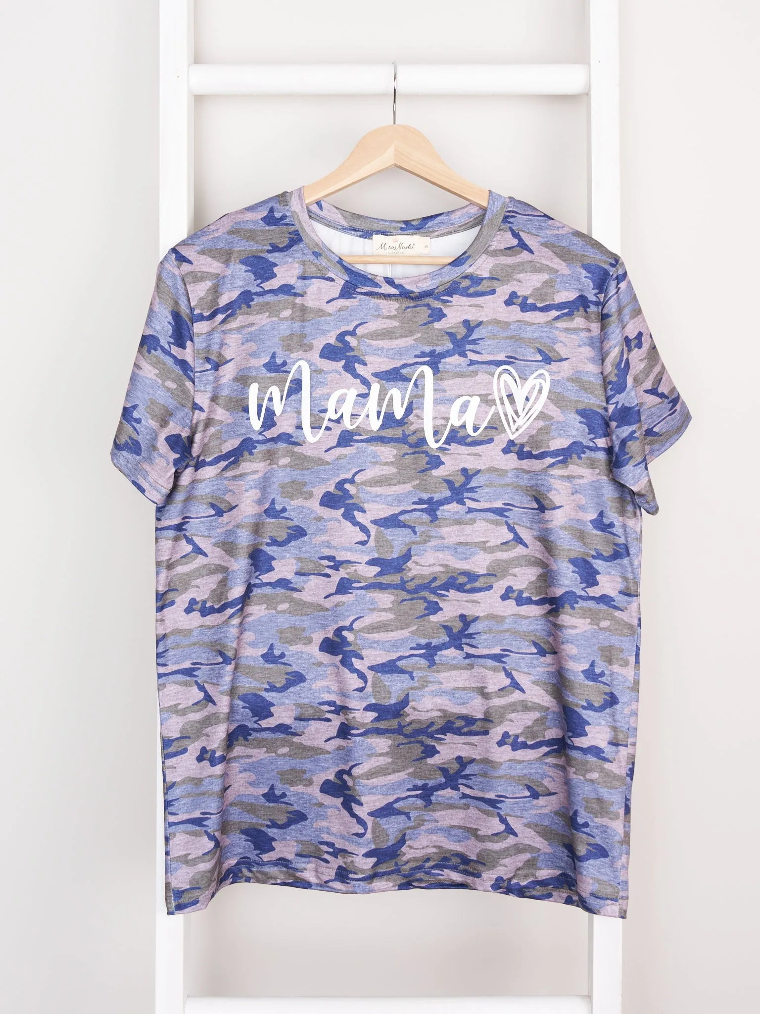 Mom & Me Camouflage "Mama's Boy/Girl/Baby" Shirt & Romper