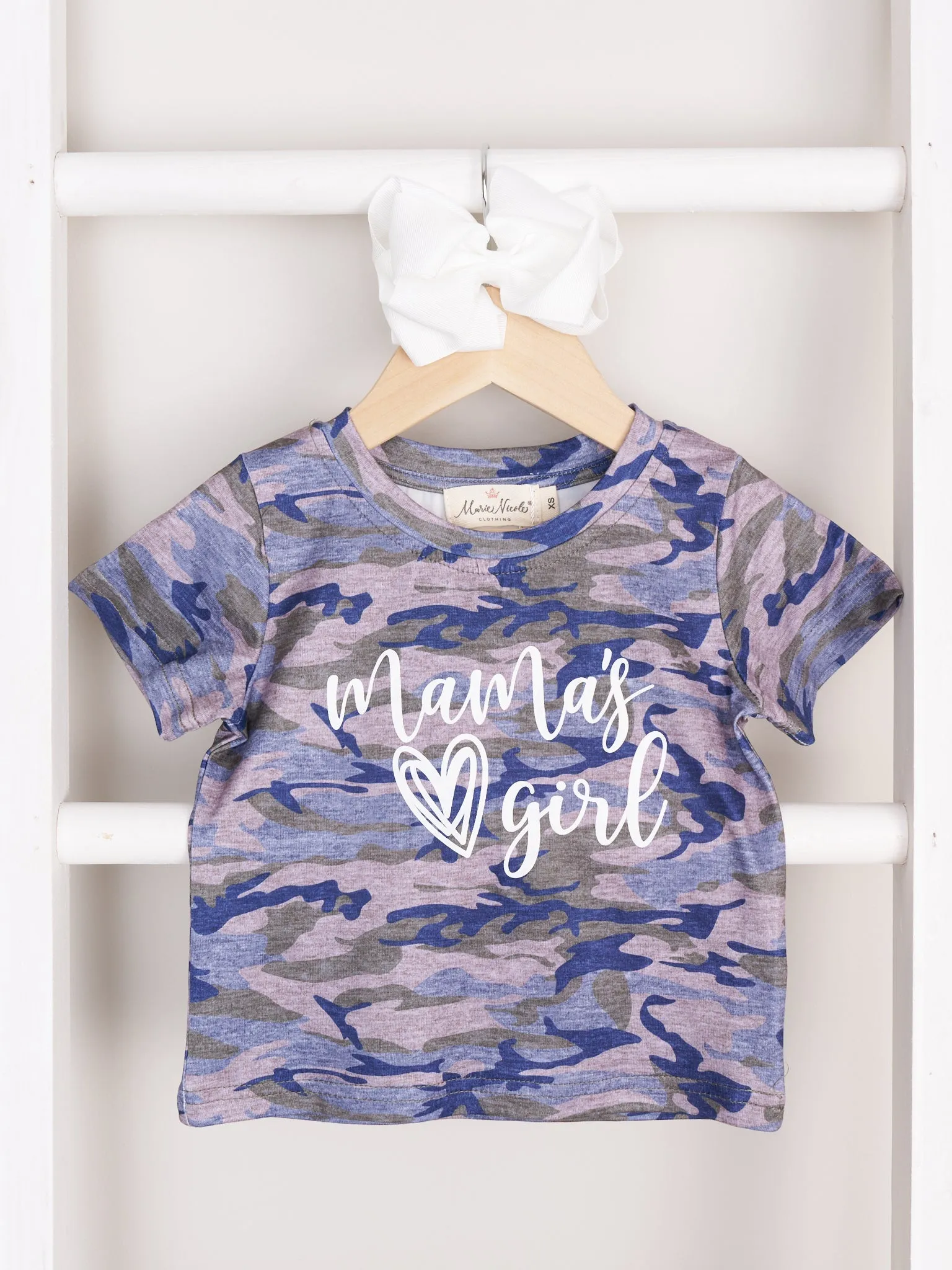 Mom & Me Camouflage "Mama's Boy/Girl/Baby" Shirt & Romper