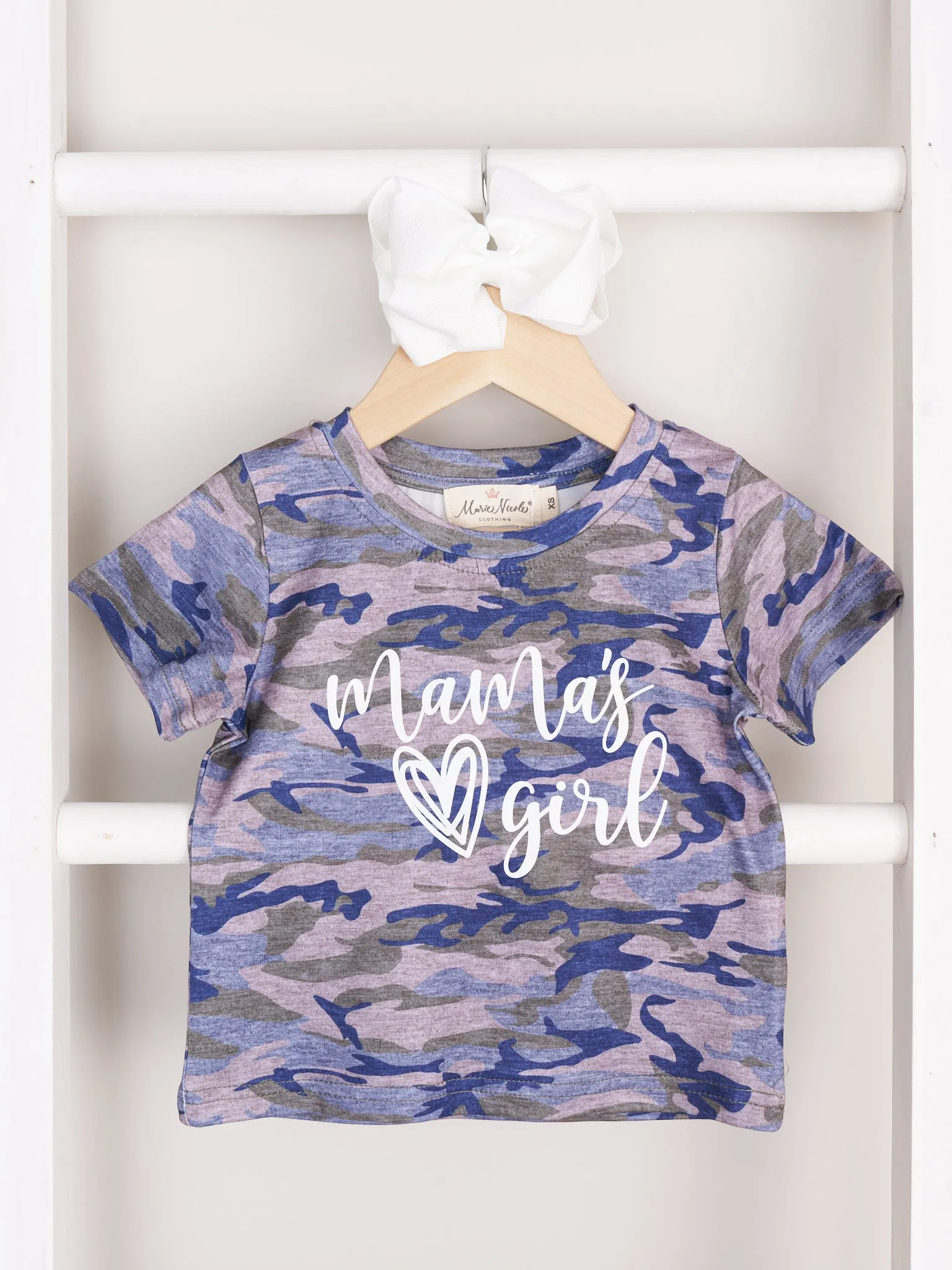 Mom & Me Camouflage "Mama's Boy/Girl/Baby" Shirt & Romper