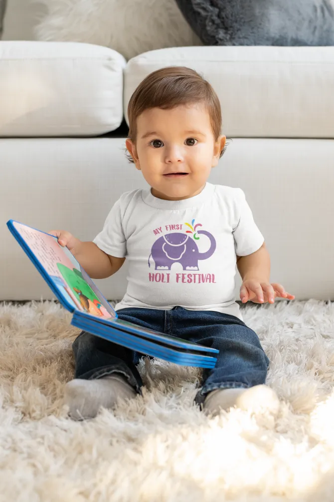 My First Holi T-Shirt For Boy
