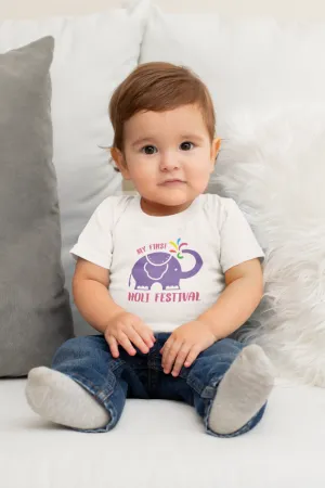 My First Holi T-Shirt For Boy