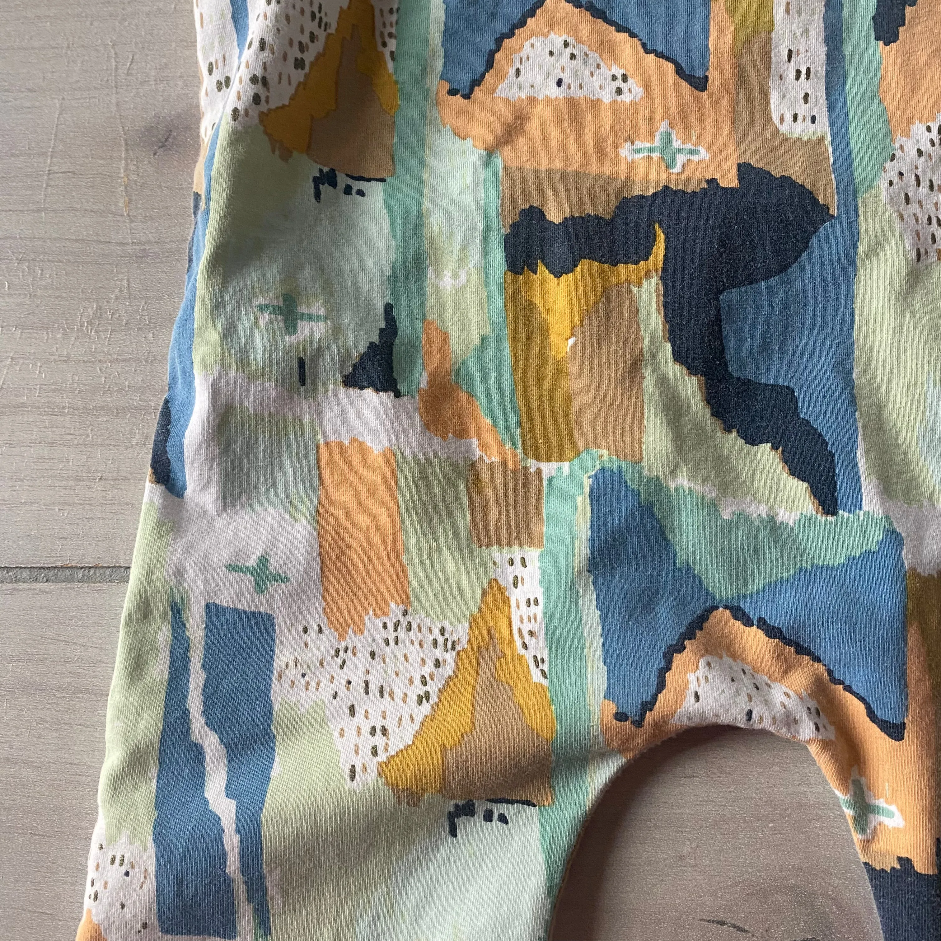 NWOT Young & Free Abstract Print Romper