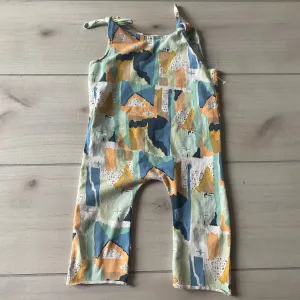NWOT Young & Free Abstract Print Romper