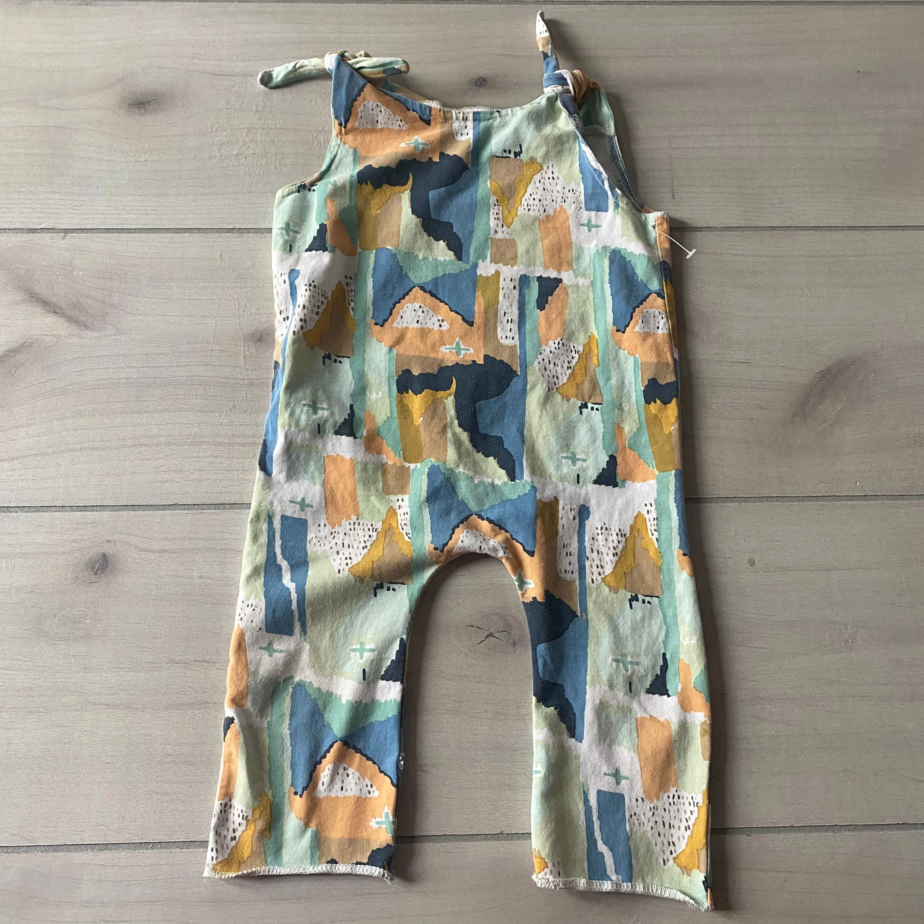 NWOT Young & Free Abstract Print Romper