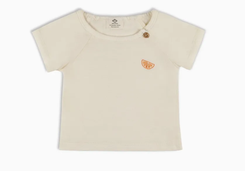 Orange Ecru Tshirt