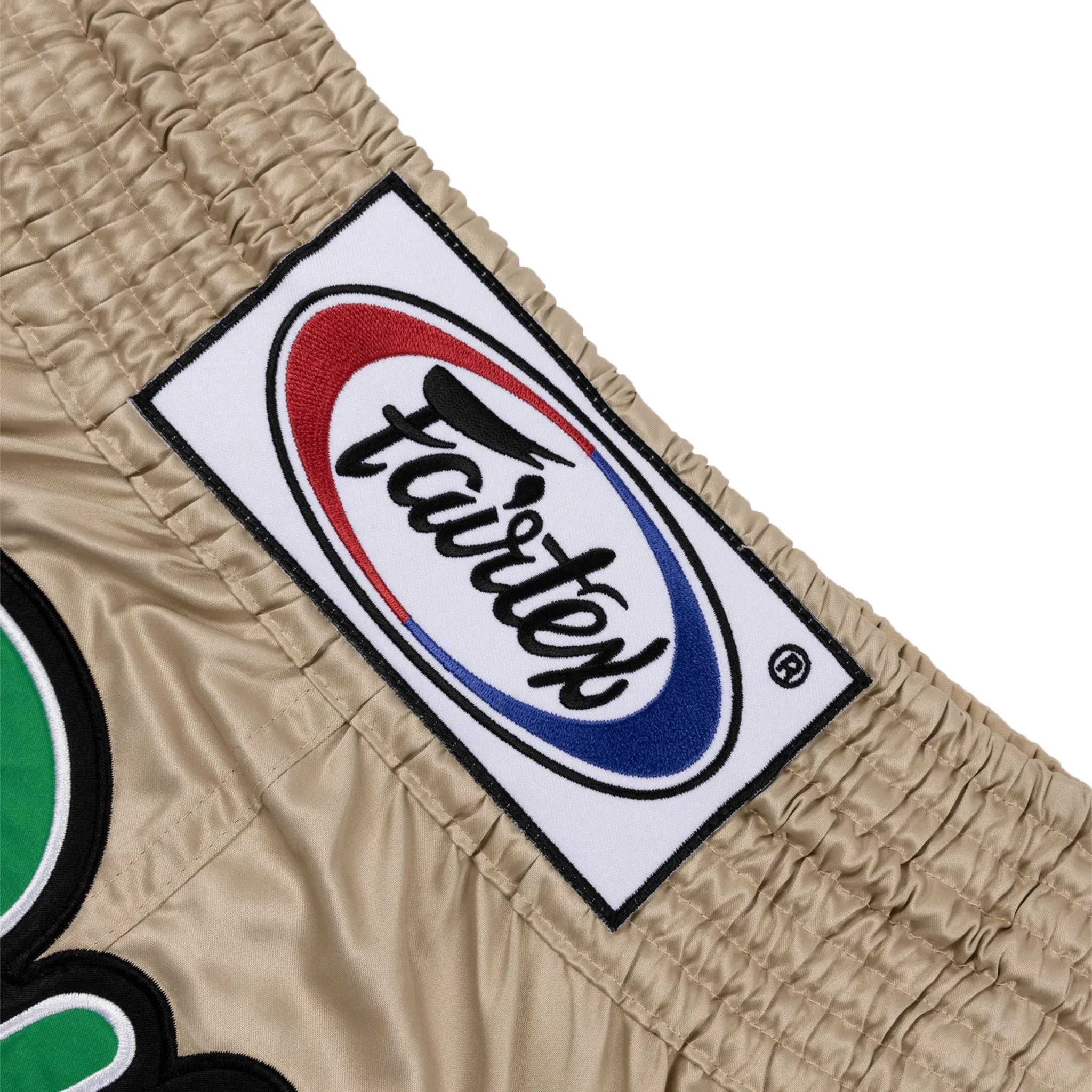 Patta x Fairtex Muay Thai Shorts Gold/Jolly Green