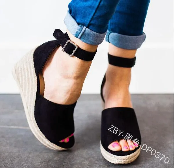 Platform Espadrille Wedge Sandal