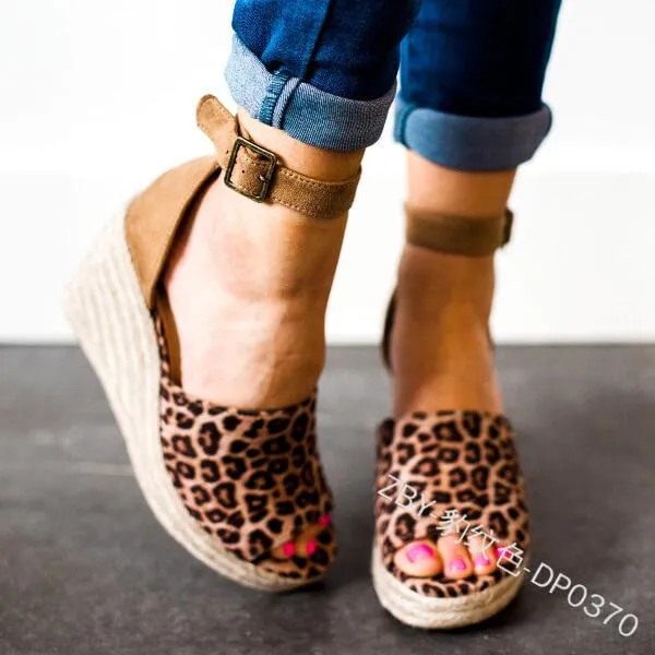 Platform Espadrille Wedge Sandal