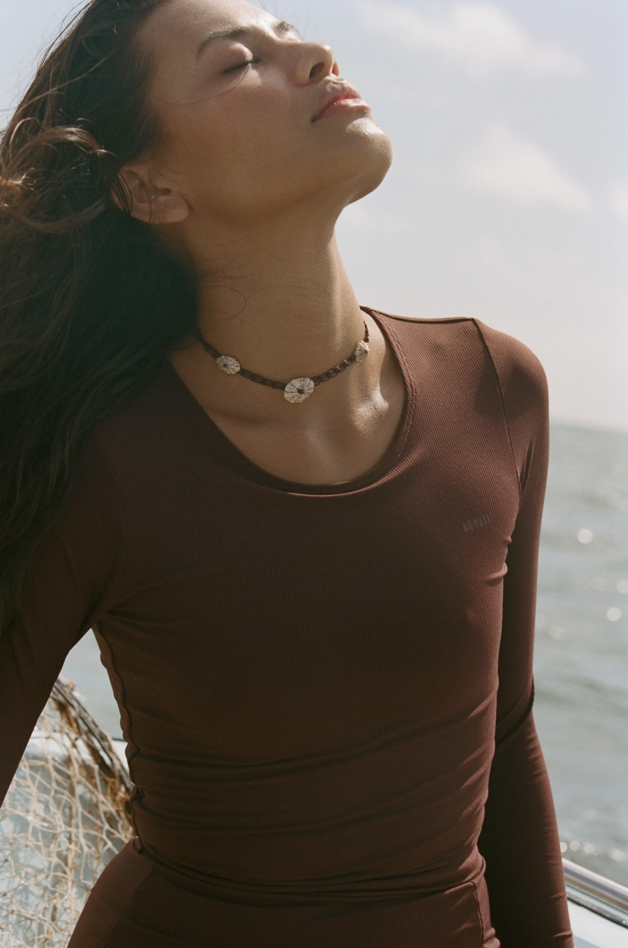 Poppler Rashguard Top - Coco Rib