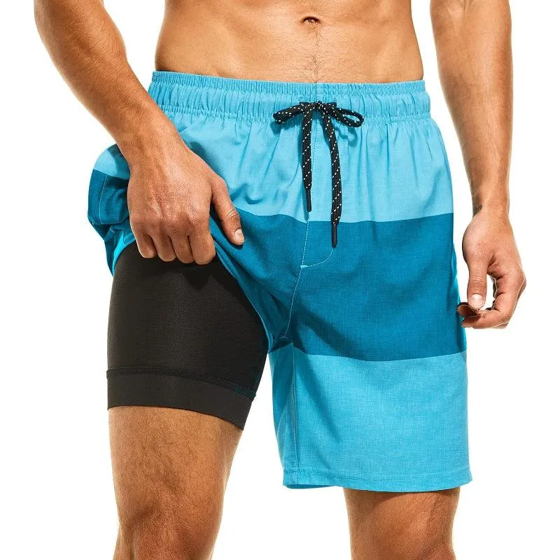 Quick Dry Stripe Swim Shorts – Fast Drying and Stylish Fit