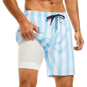Quick Dry Stripe Swim Shorts – Fast Drying and Stylish Fit