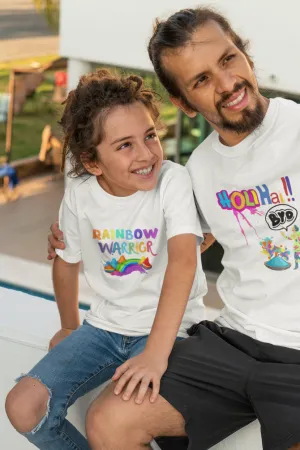 Rainbow Warrior! Holi T-Shirt For Boy