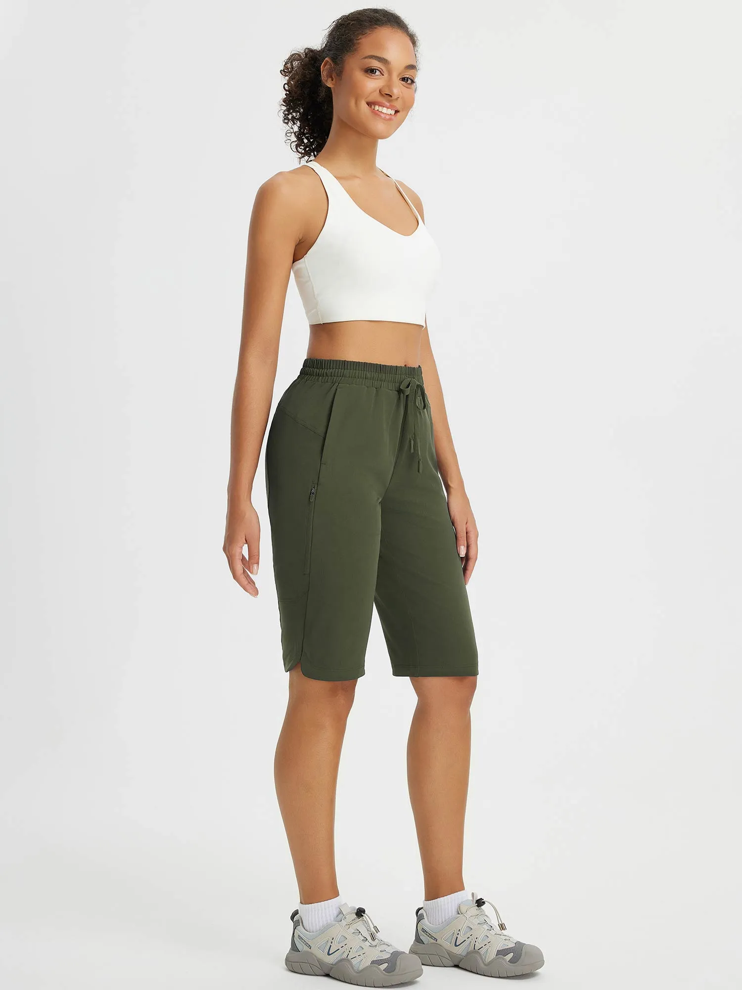 Raindrop Ready Knee Length Shorts