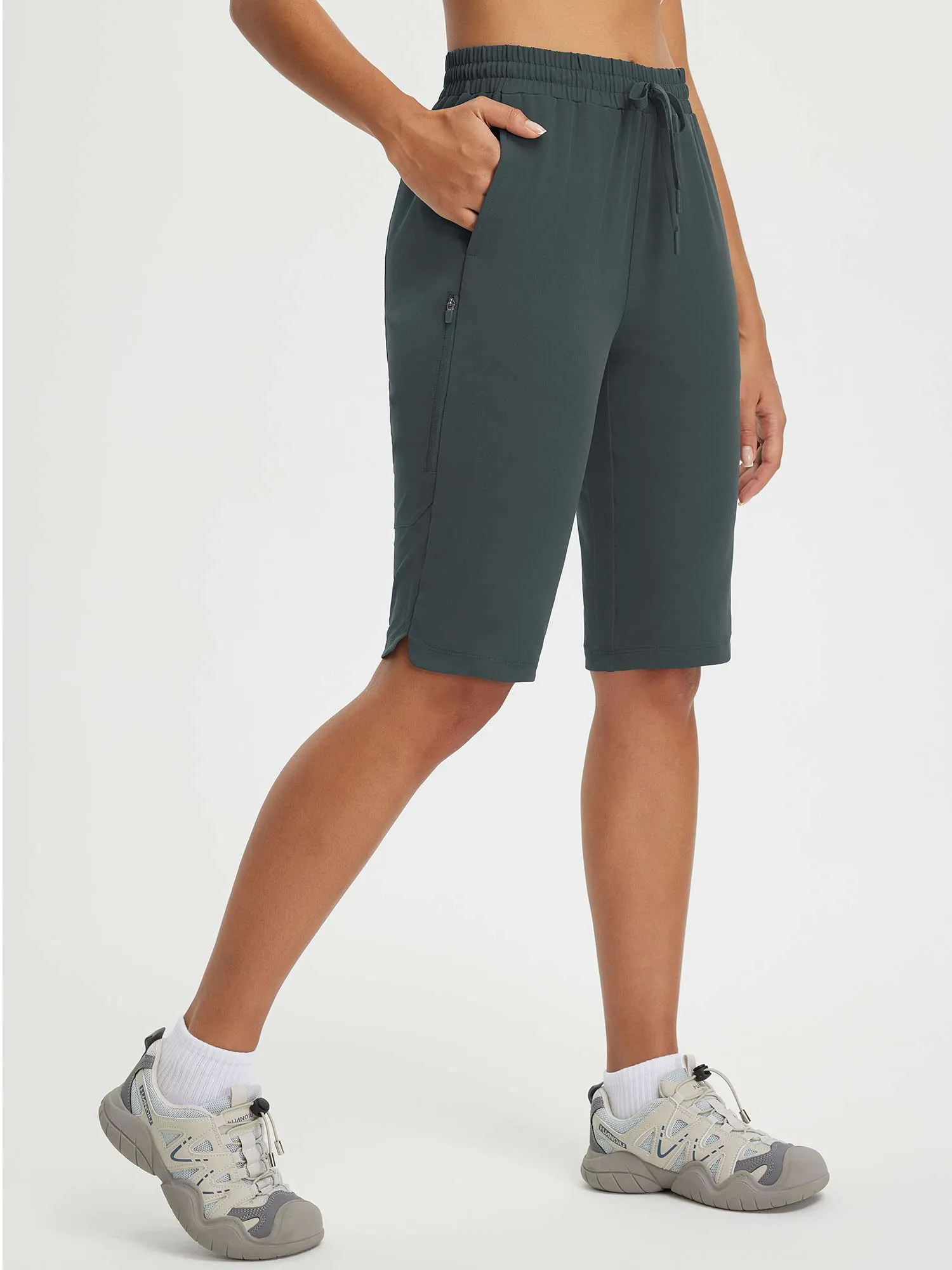 Raindrop Ready Knee Length Shorts