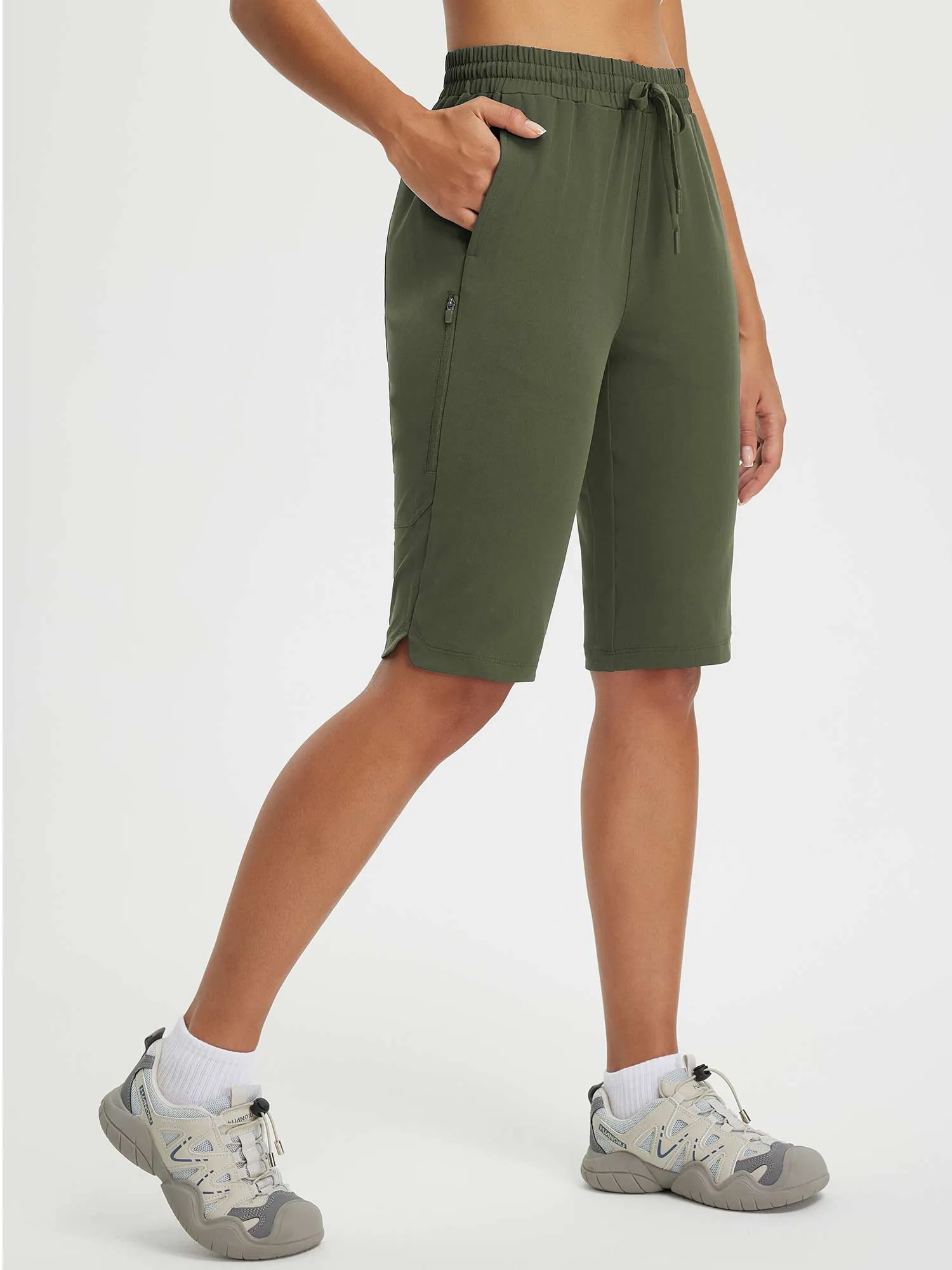 Raindrop Ready Knee Length Shorts