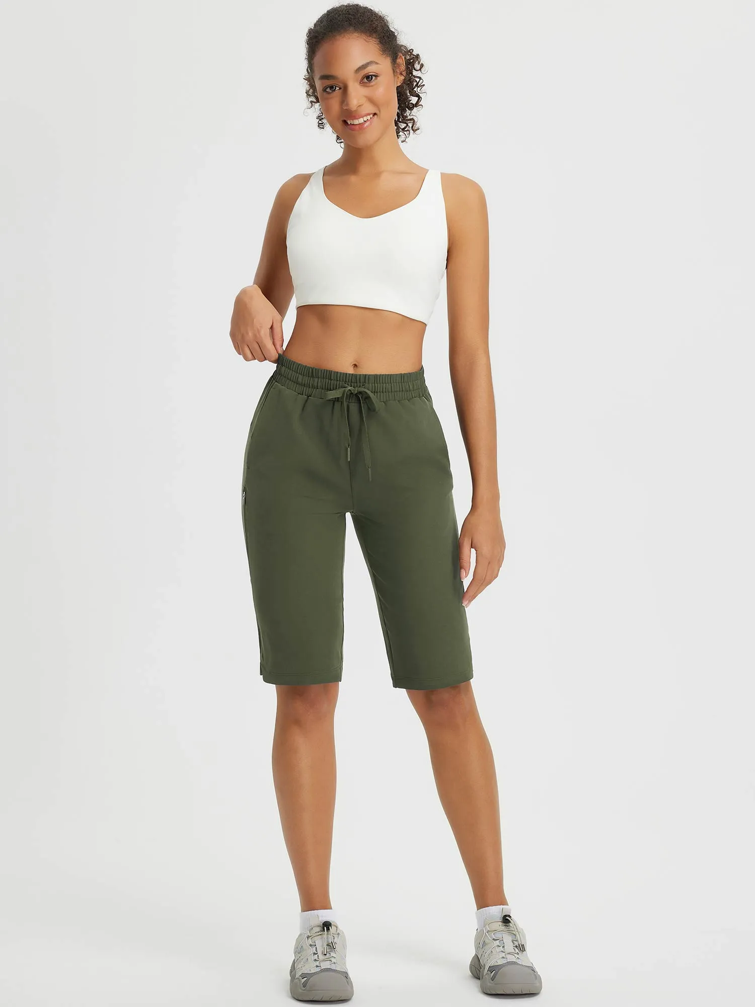 Raindrop Ready Knee Length Shorts