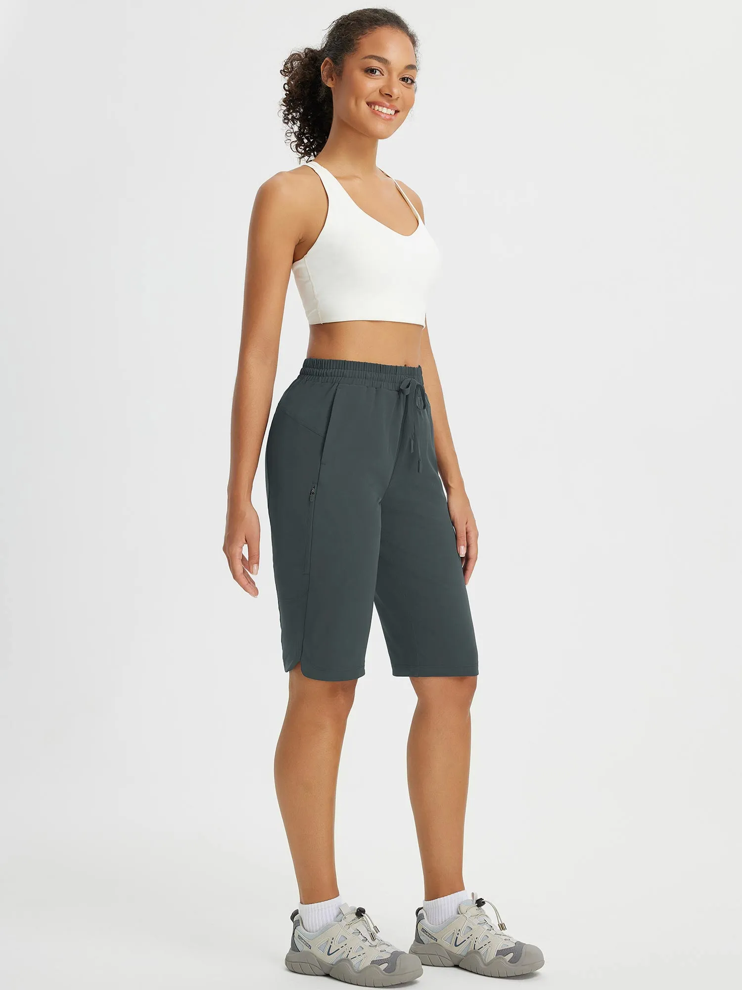 Raindrop Ready Knee Length Shorts