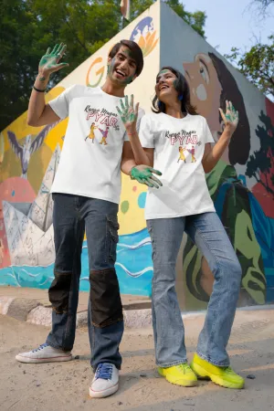 Rango Magar Pyar Se Holi T-shirt for men
