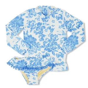 Rashguard Set Blue Bouquet