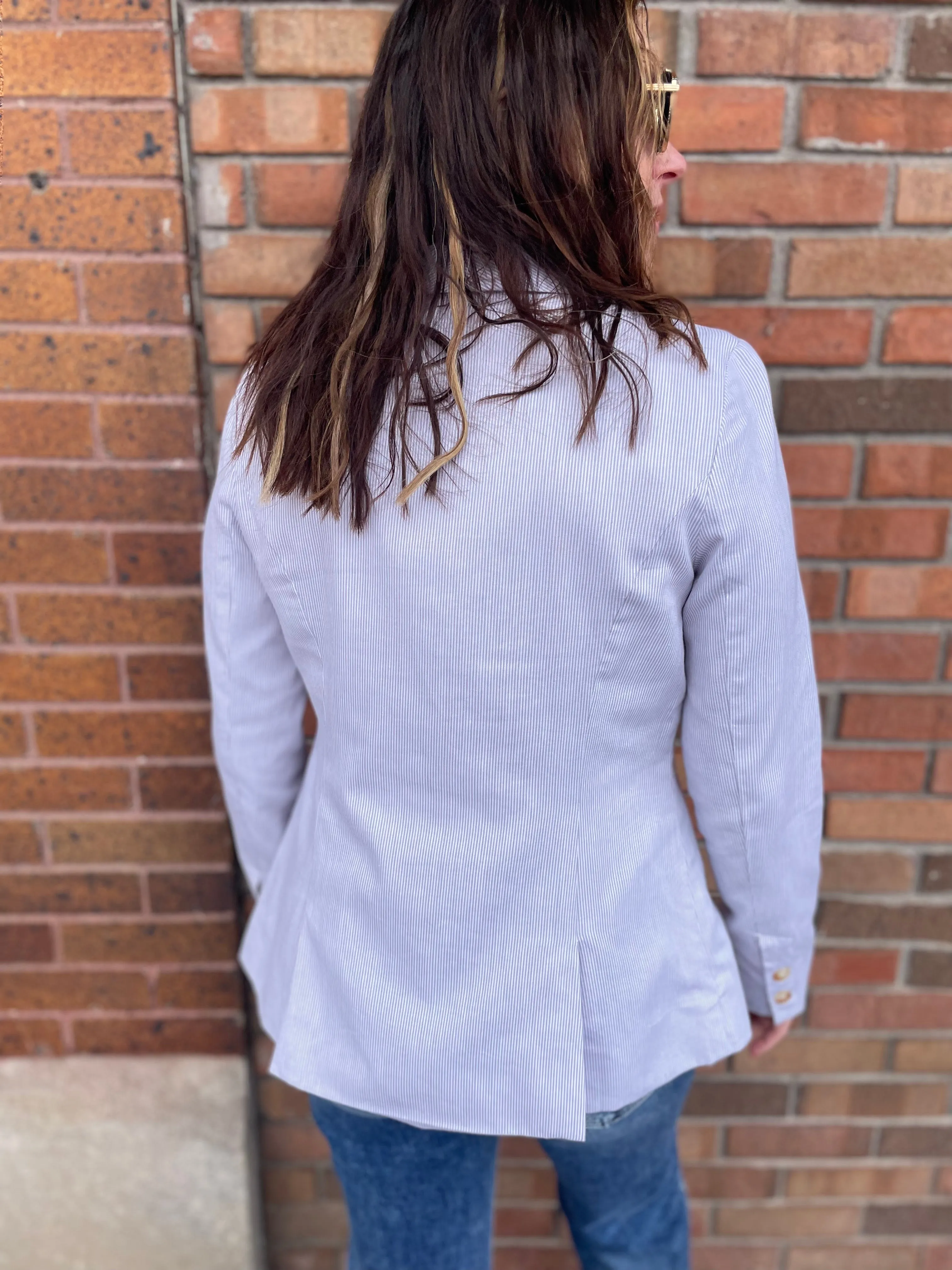 Seer Sucker Slim Fit Blazer