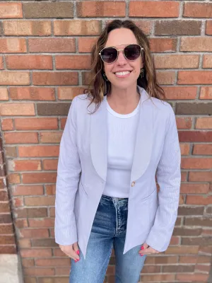 Seer Sucker Slim Fit Blazer