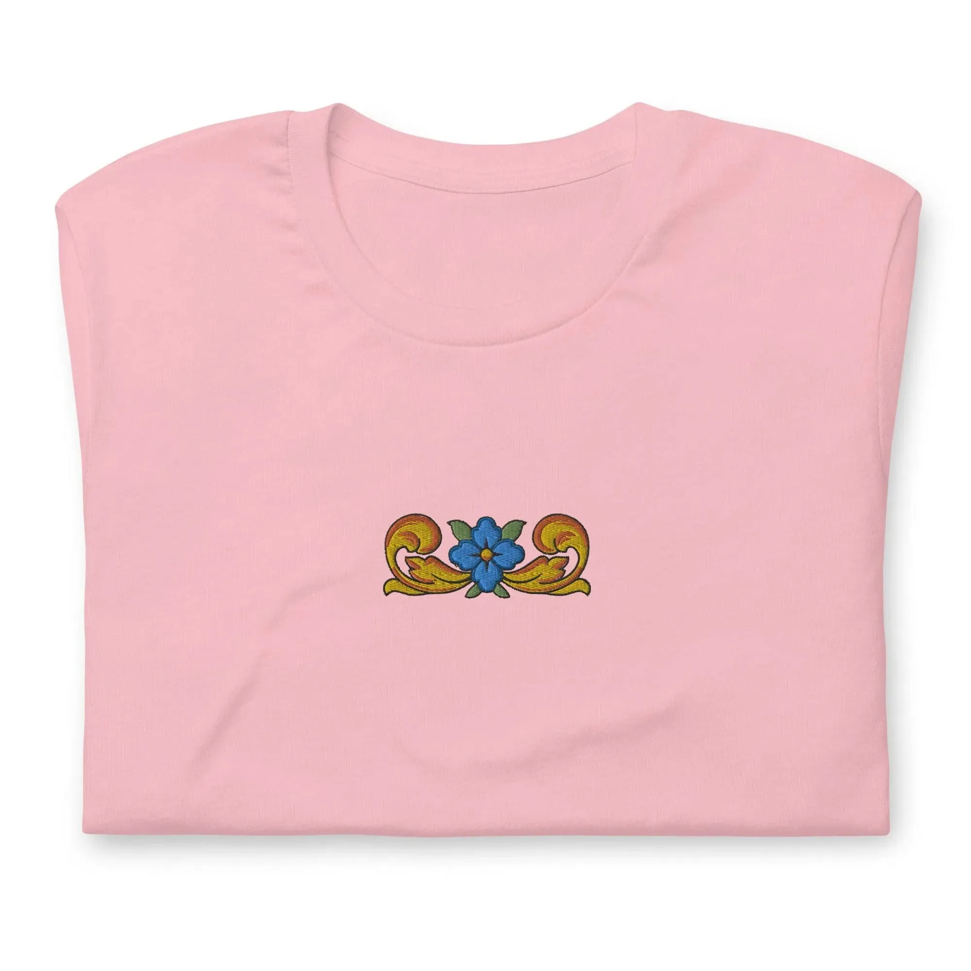Sicilian Tile Embroidered T-shirt