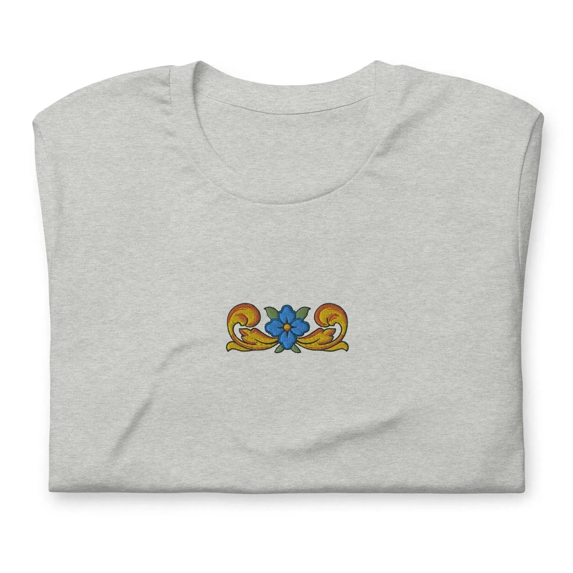Sicilian Tile Embroidered T-shirt