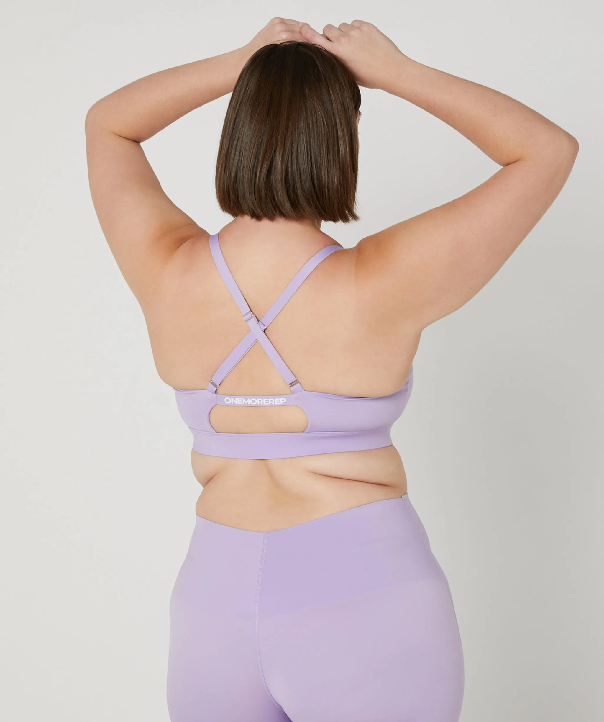 Sleek Keyhole Bra Lilac