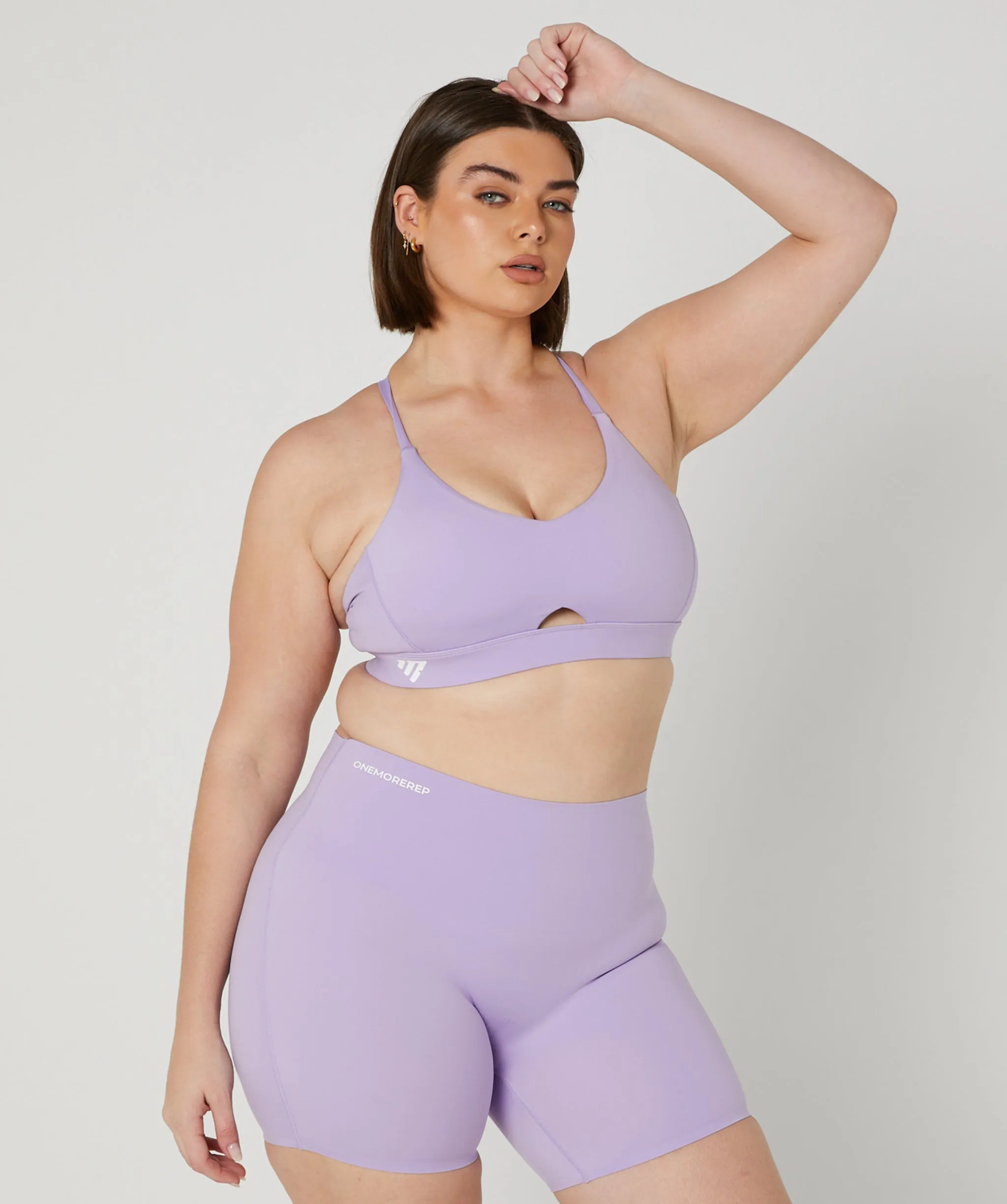 Sleek Keyhole Bra Lilac