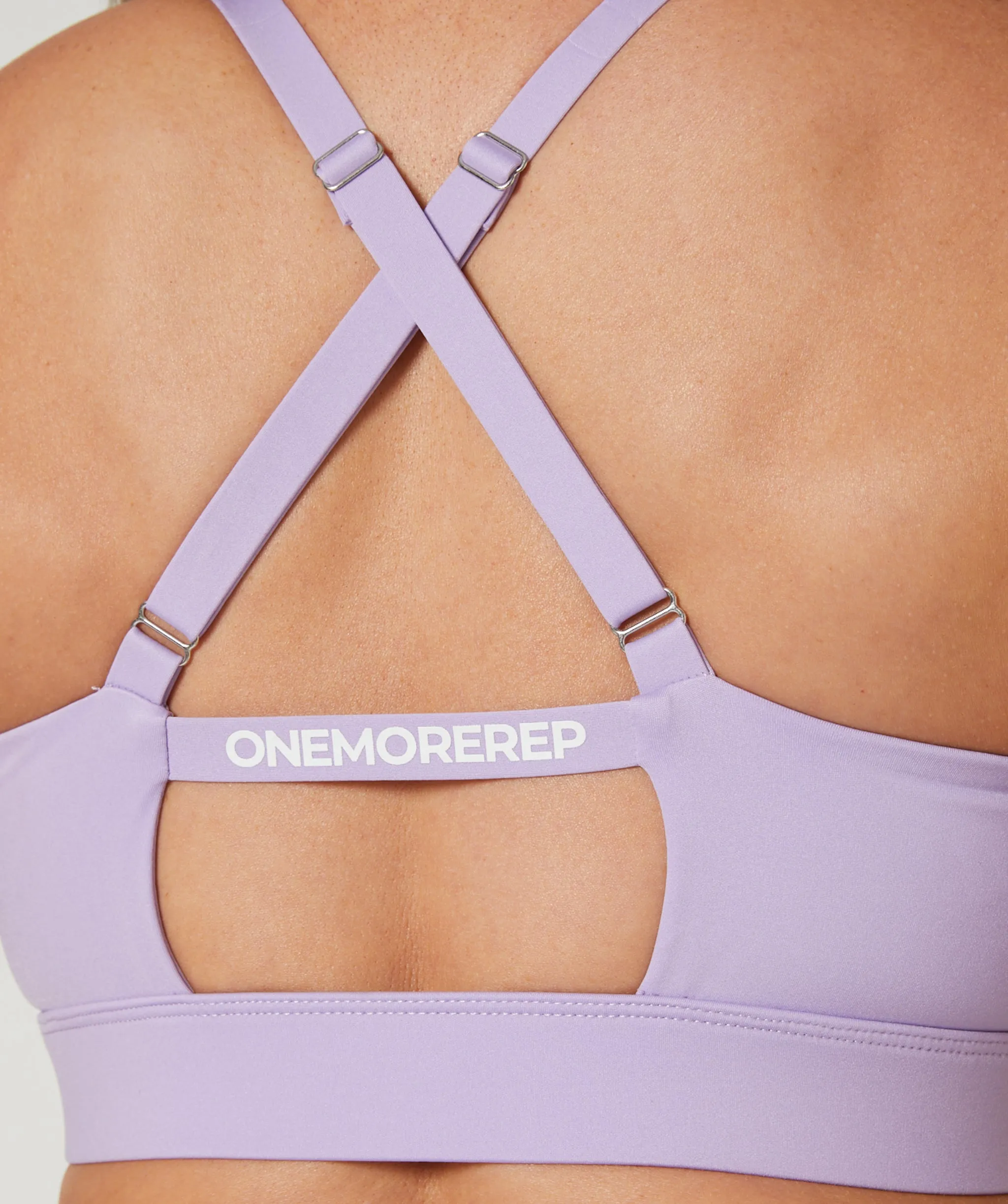 Sleek Keyhole Bra Lilac