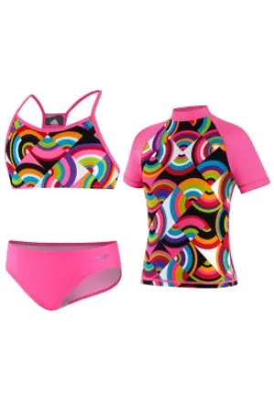 SPEEDO Circular Motion 3-PC. Rashguard Set (7-16)