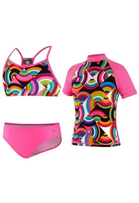 SPEEDO Circular Motion 3-PC. Rashguard Set (7-16)