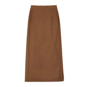 Techno Wool Nylon Easy Pencil Skirt